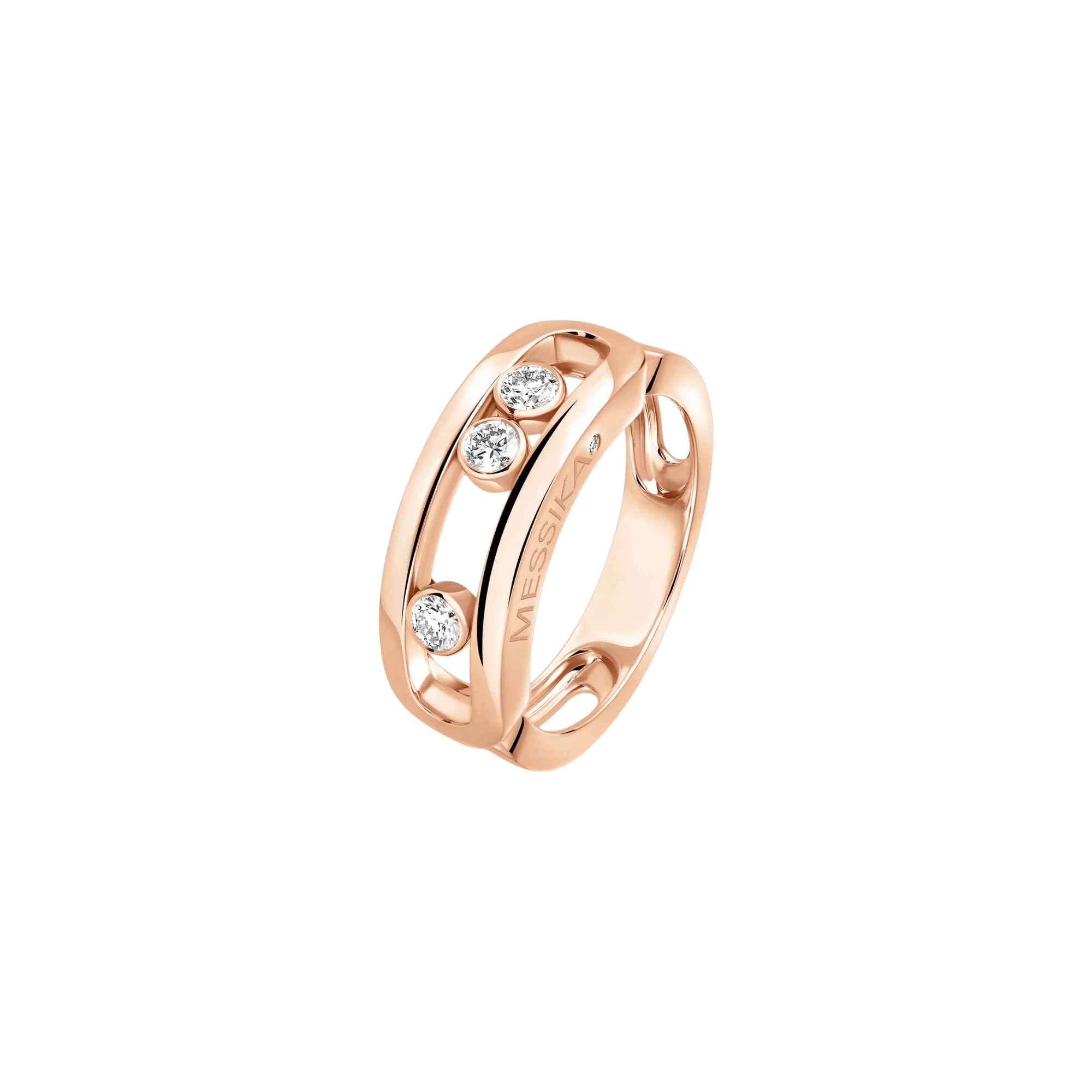 Messika Move Classic ring roodgoud met diamant - 3998-PG - #1