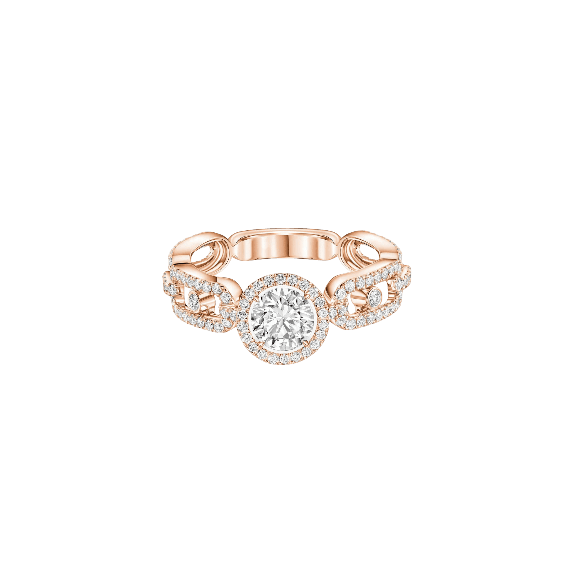 Messika Move Link Solitaire ring roodgoud met diamant - 13748-PG GIA - #2