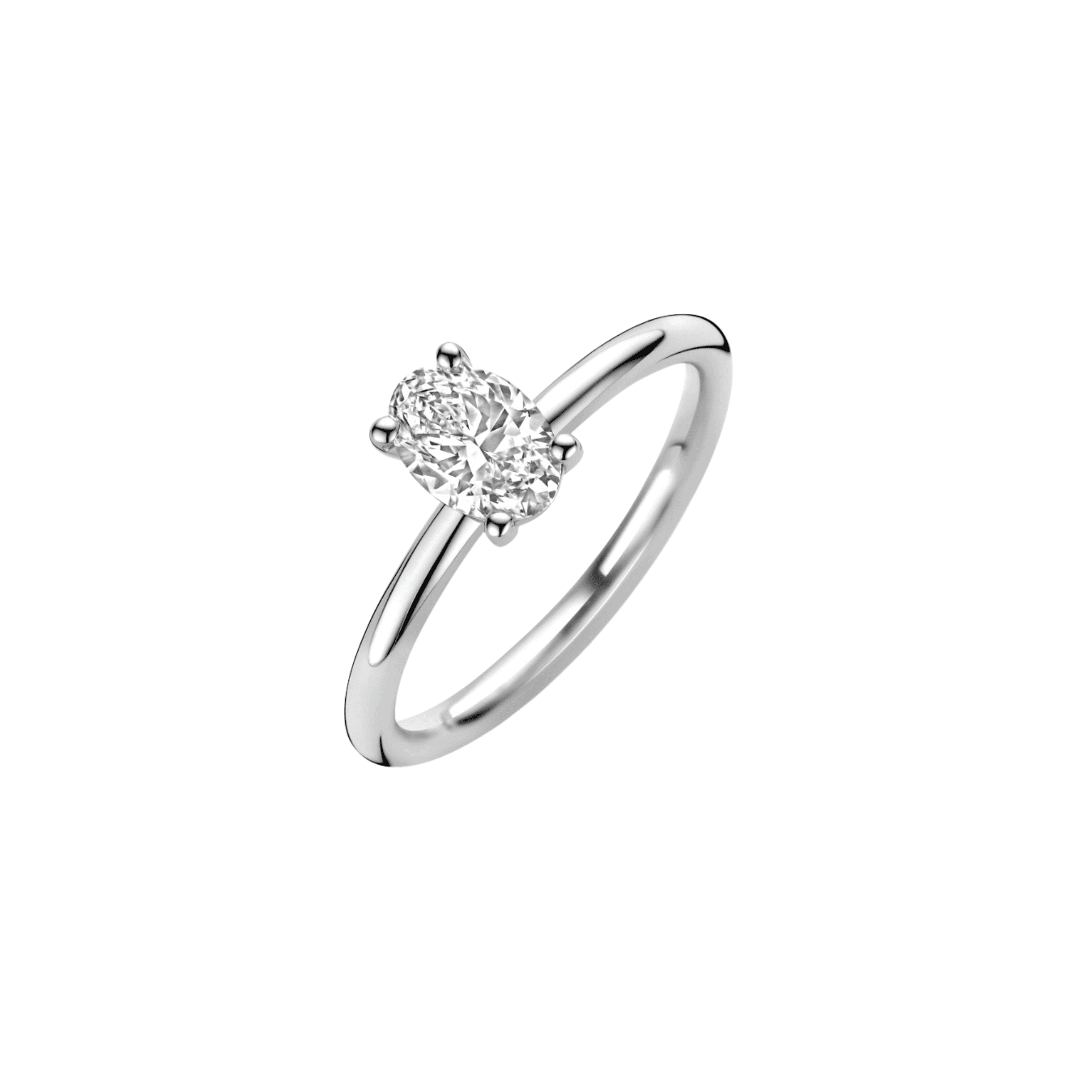 Schaap en Citroen Diamonds ring witgoud met diamant - #1