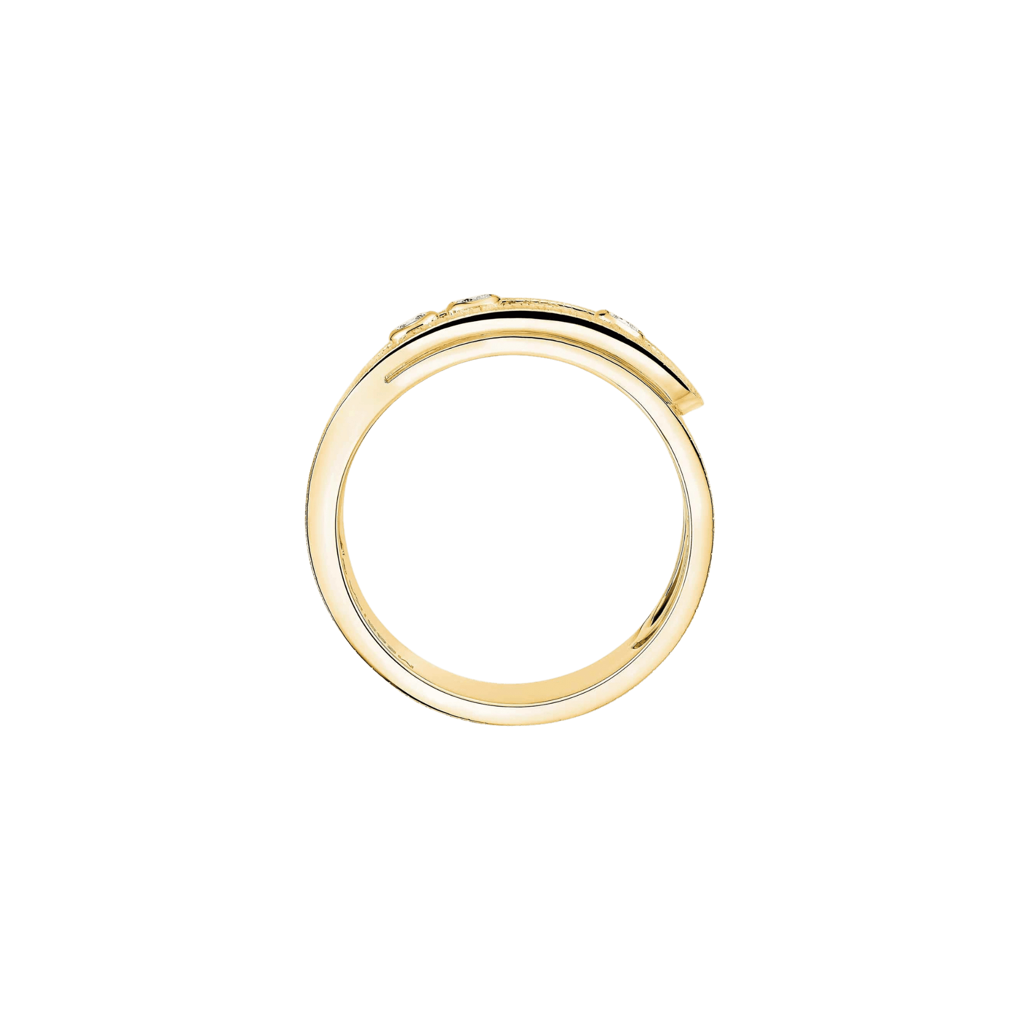 Messika Move Noa Ciselé ring geelgoud met diamant - 14499-YG - #3