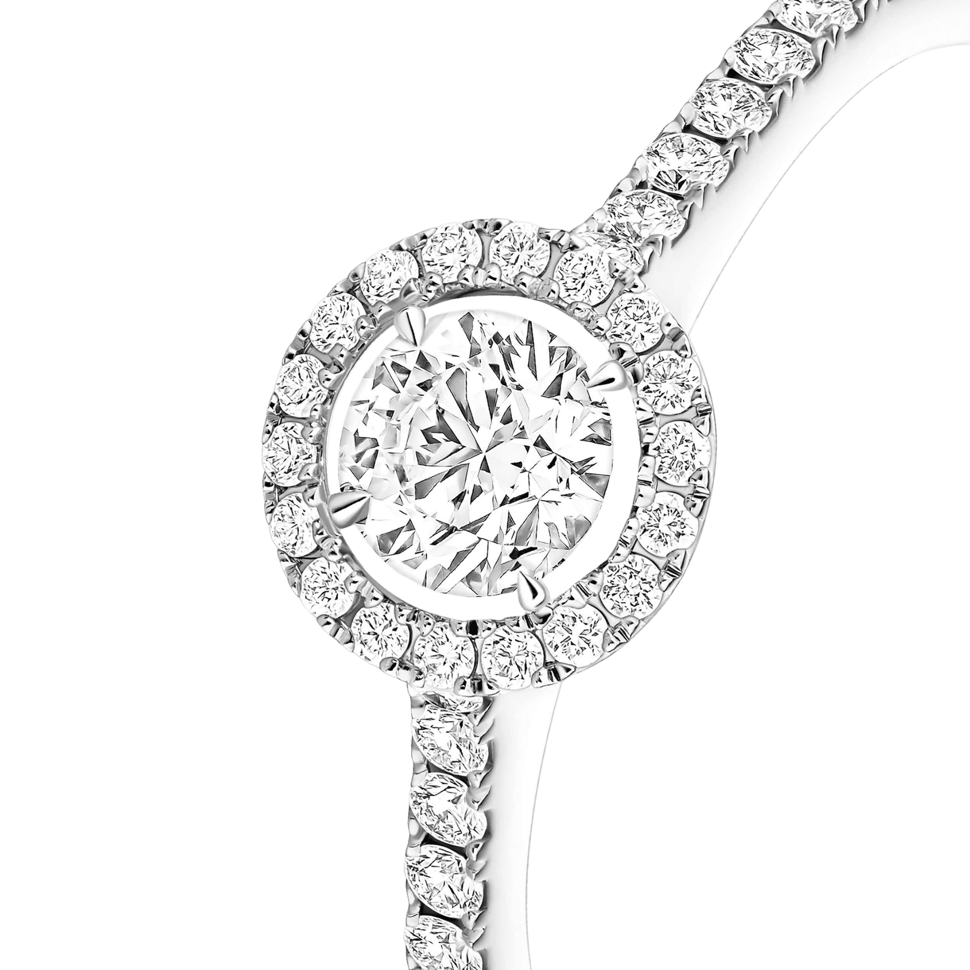 Messika Joy ring witgoud met diamant - 14505-WG - #4