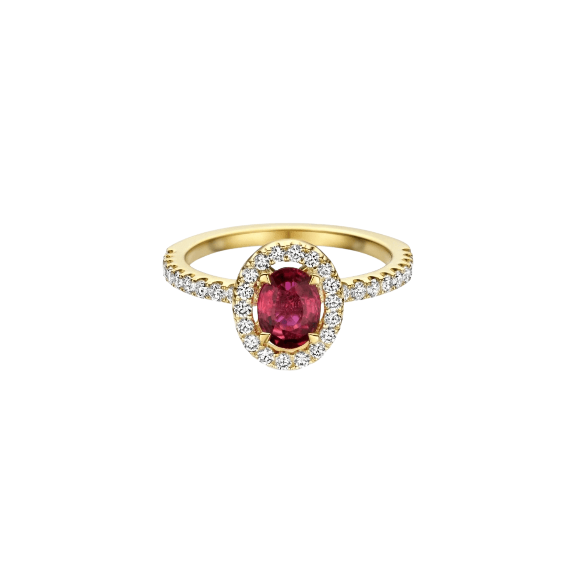 Schaap en Citroen Diamonds ring geelgoud met diamant - #5