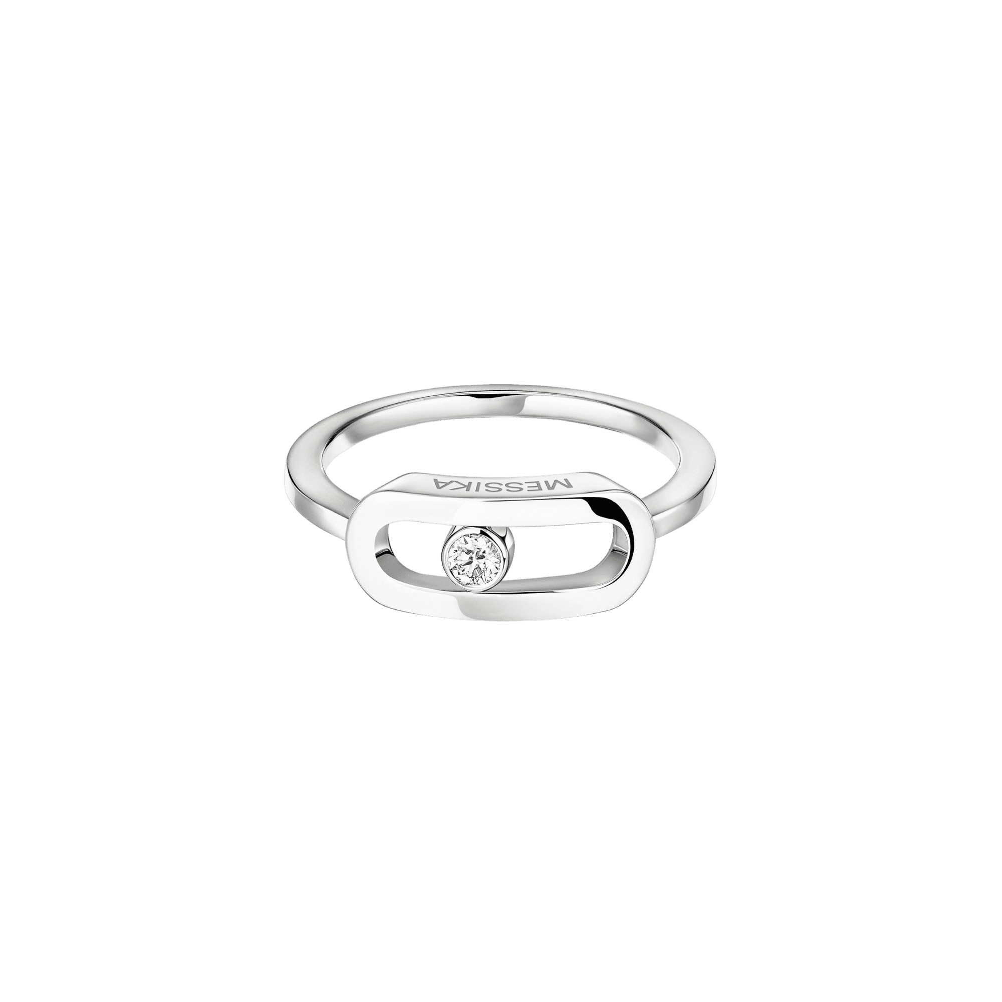 Messika Move Uno ring witgoud met diamant - 12390-WG - #2