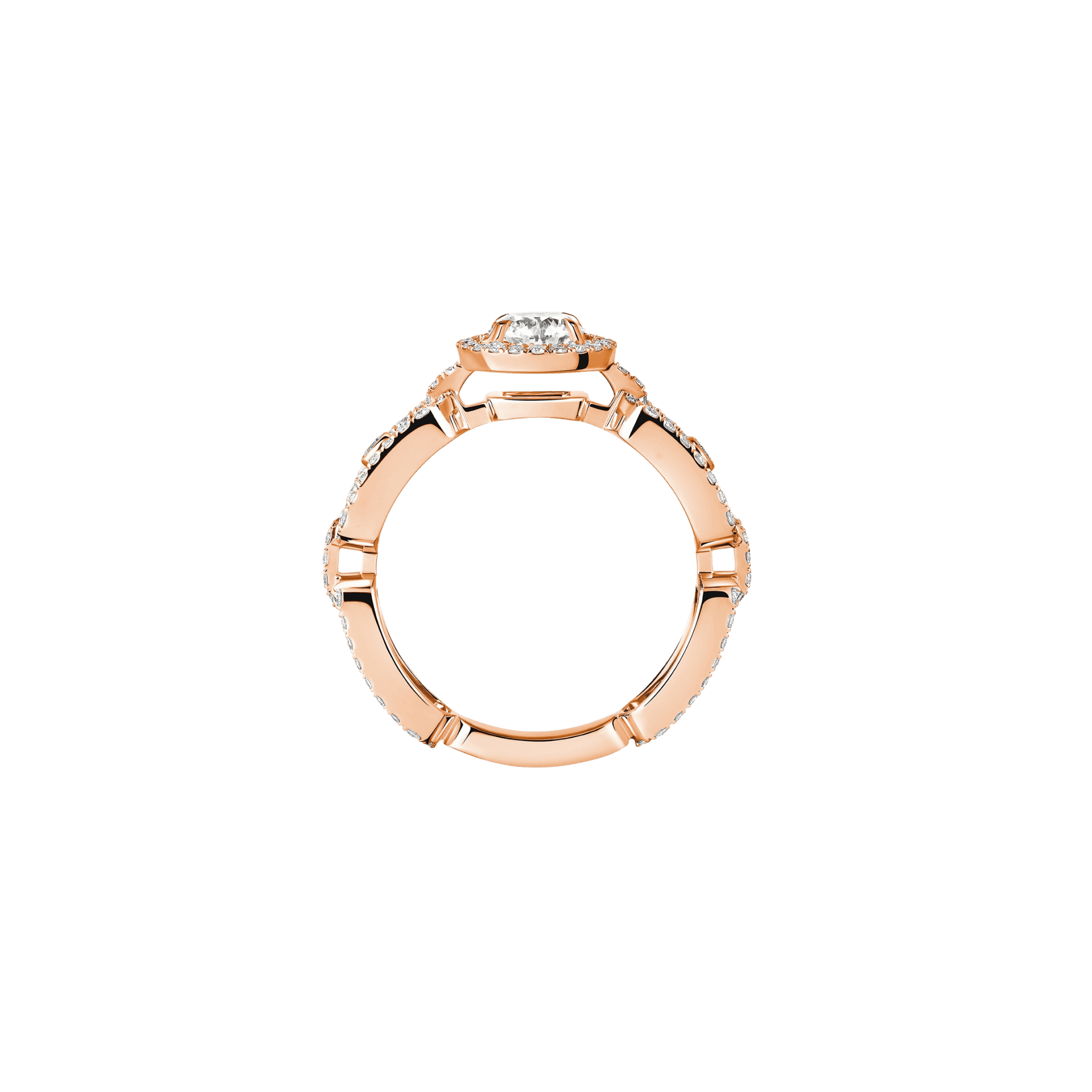 Messika Move Link Solitaire ring roodgoud met diamant - 13748-PG GIA - #3