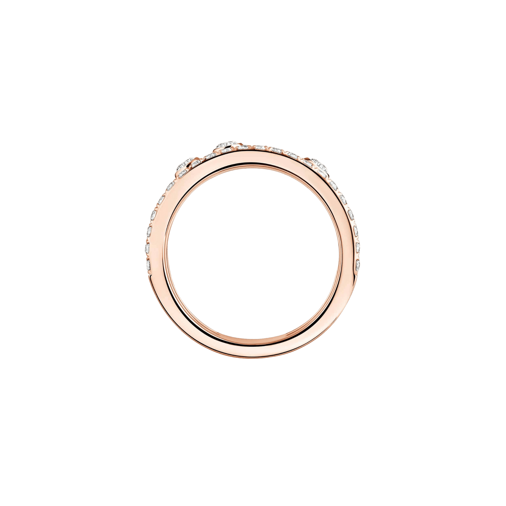 Messika Move Romane ring roodgoud met diamant - 7205-PG - #3