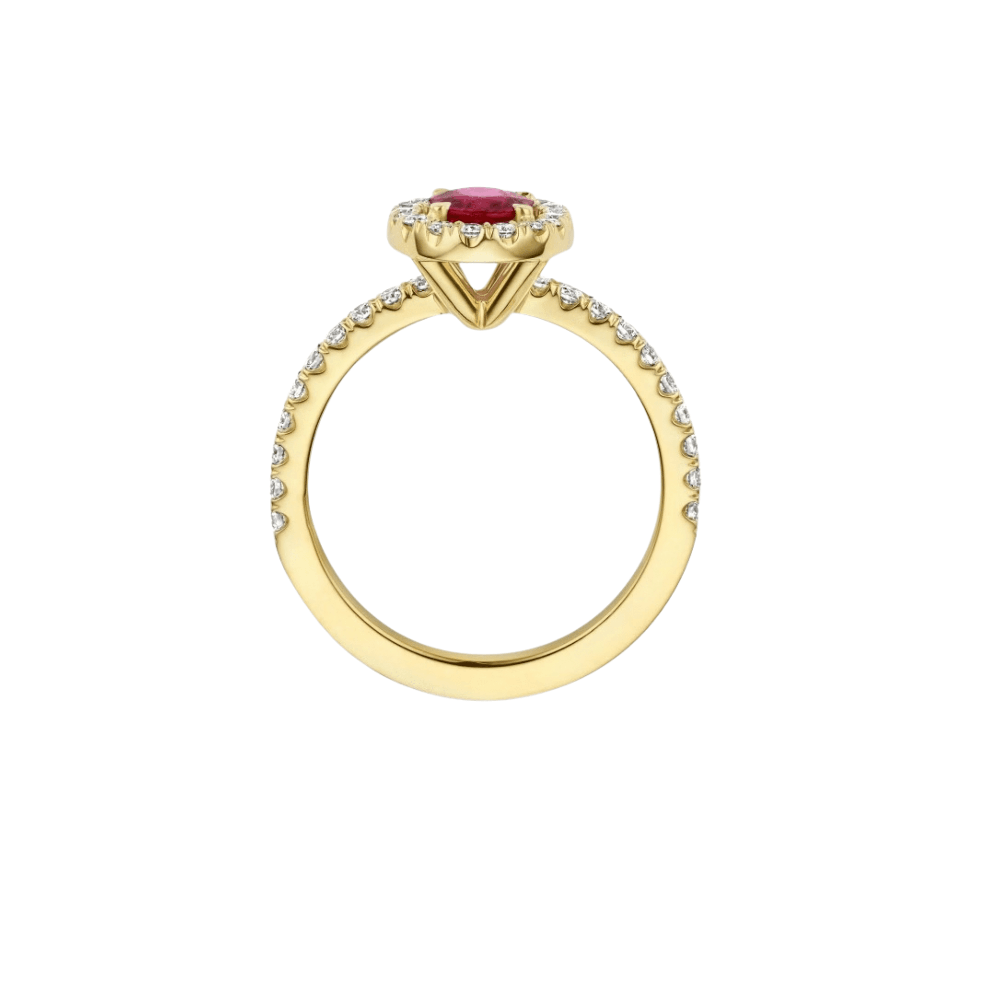 Schaap en Citroen Diamonds ring geelgoud met diamant - #4