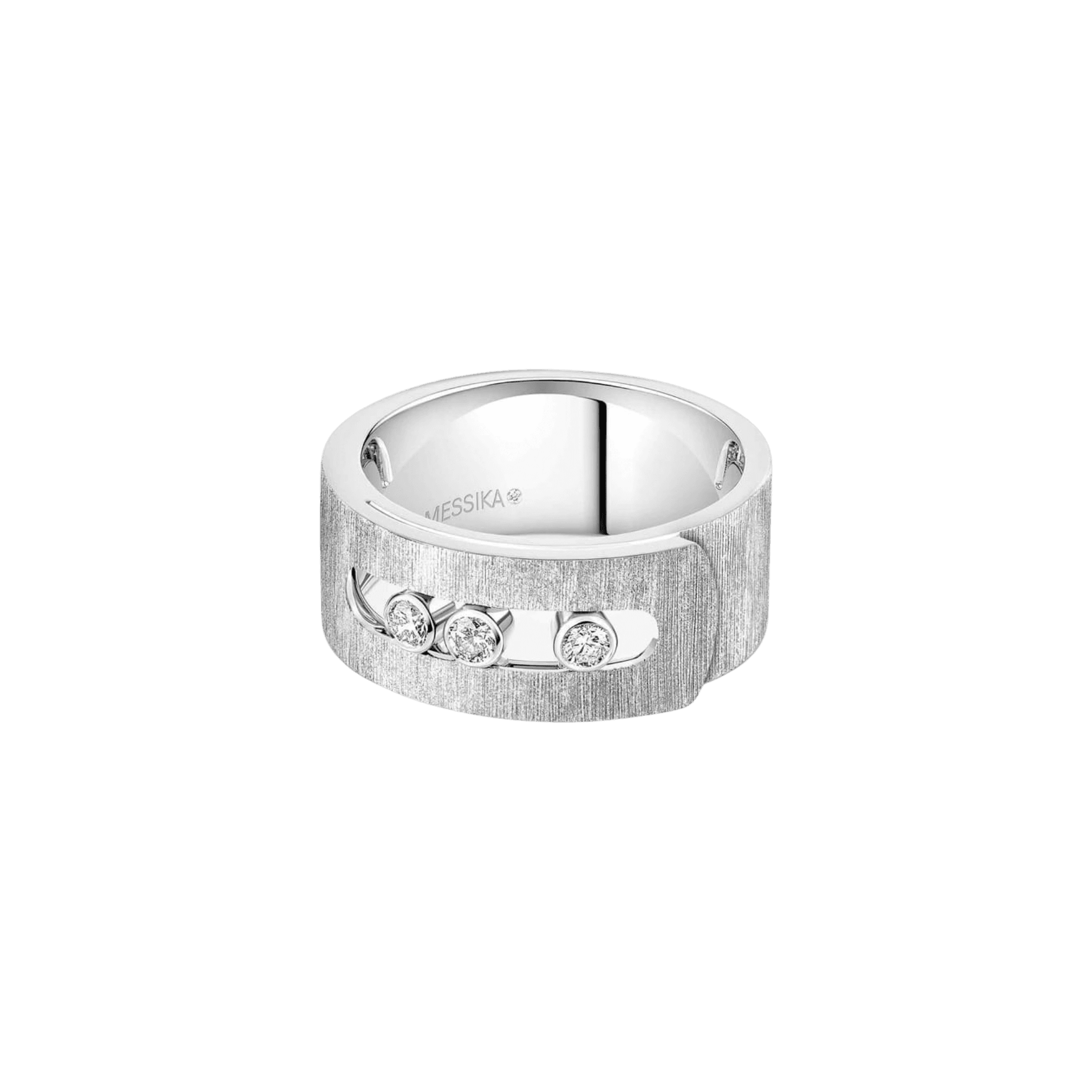 Messika Move Noa Ciselé ring witgoud met diamant - 14499-WG - #2