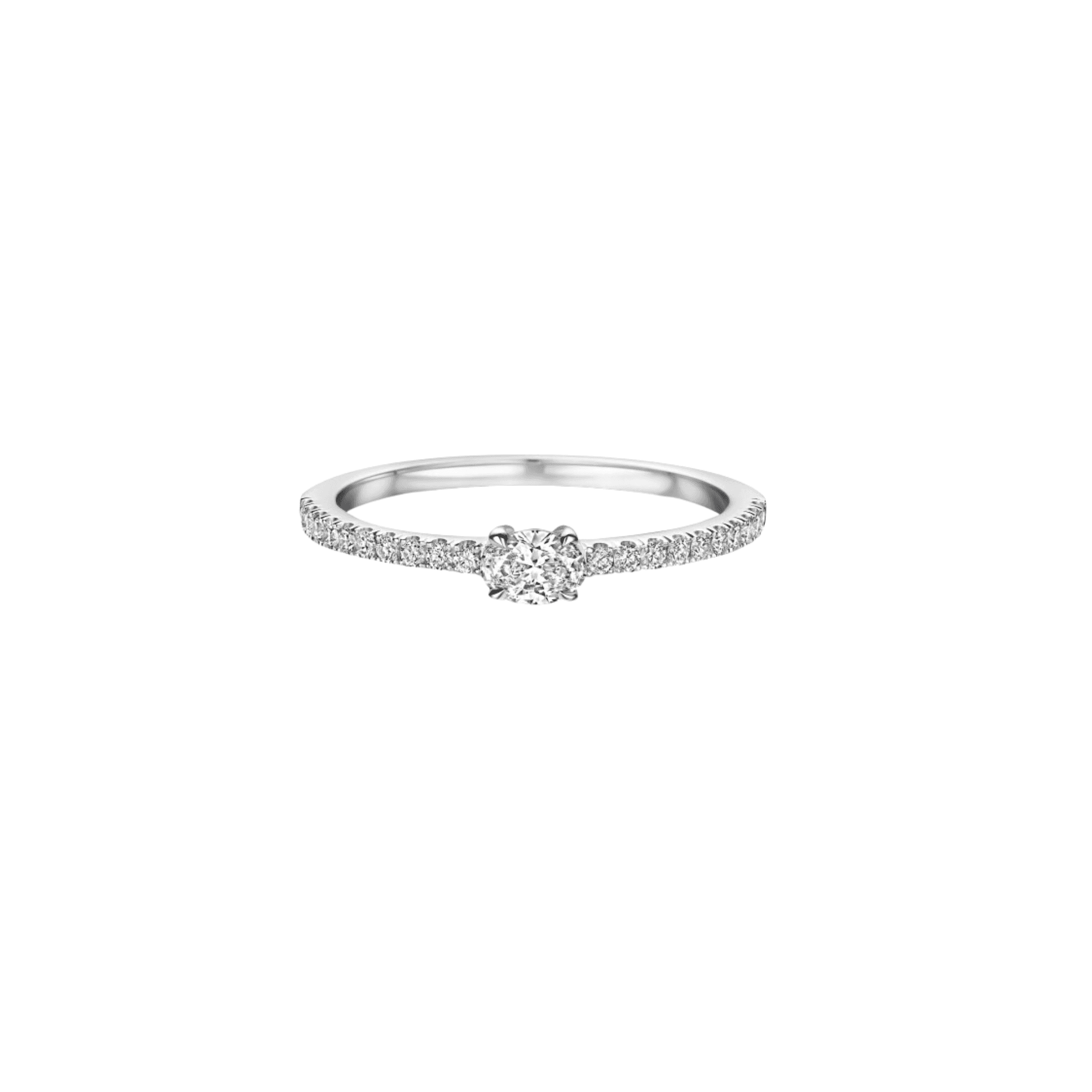 Schaap en Citroen Diamonds ring witgoud met diamant - #2