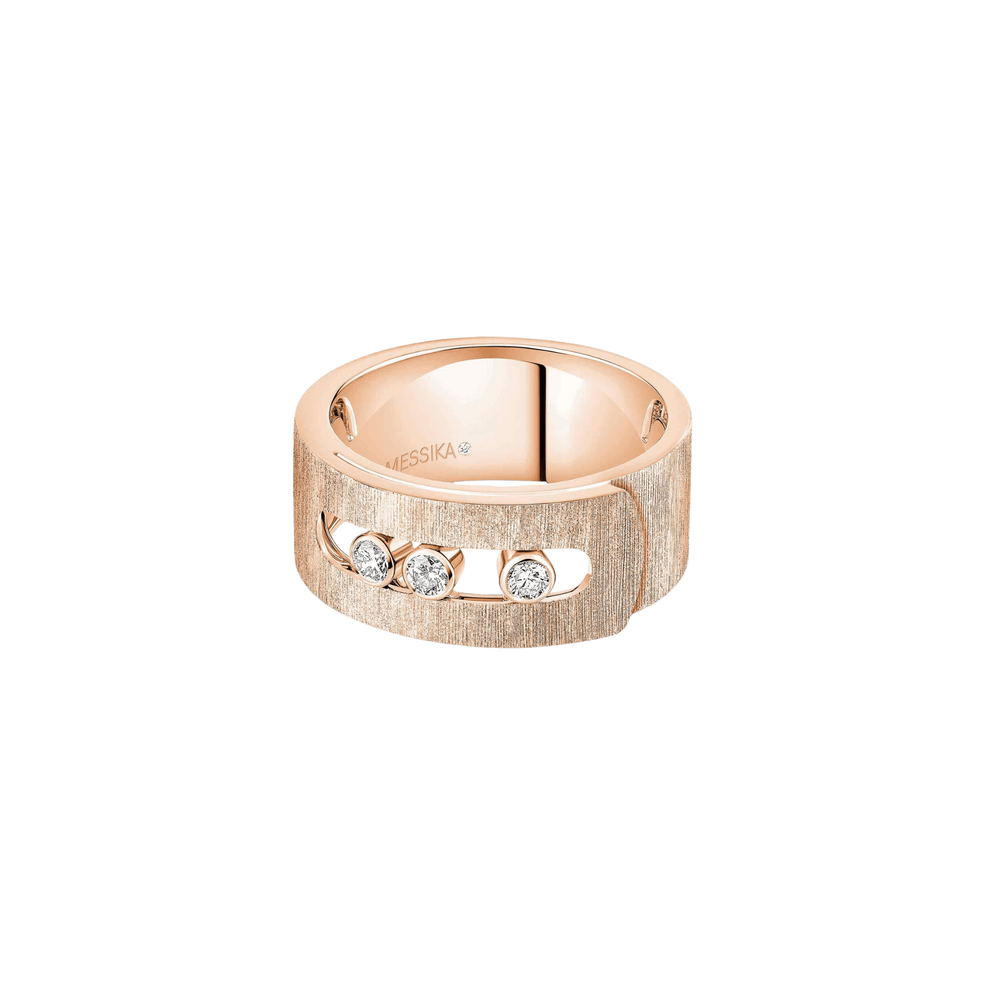 Messika Move Noa Ciselé ring roodgoud met diamant - 14499-PG - #2