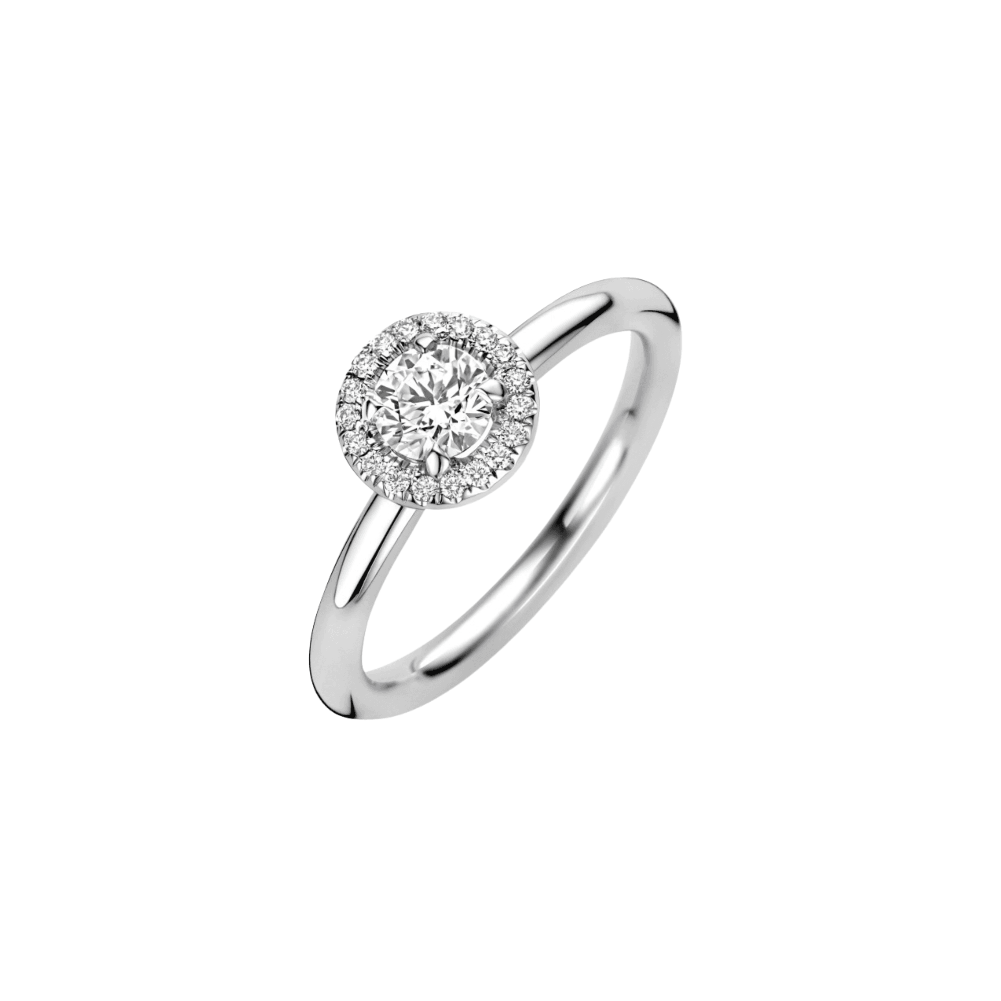 Schaap en Citroen Diamonds ring witgoud met diamant - #1