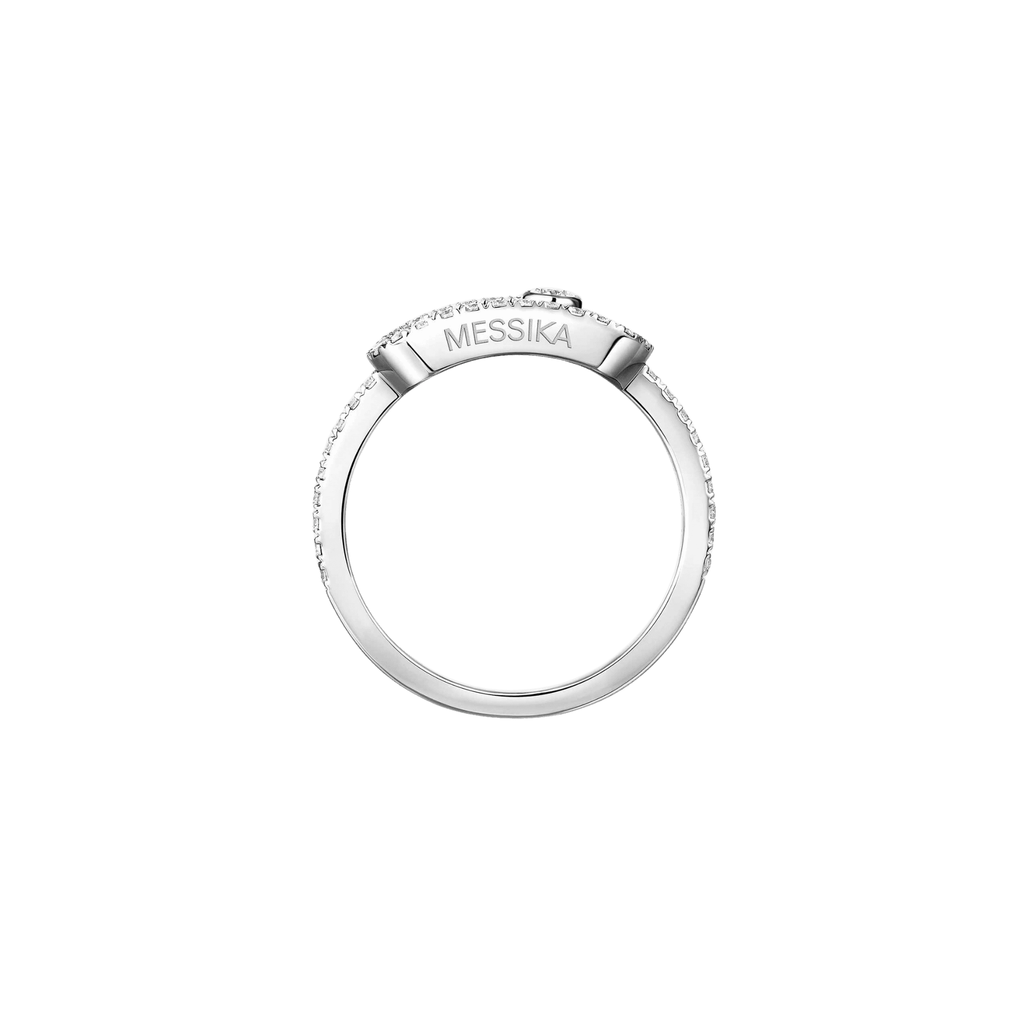Messika Move Uno ring witgoud met diamant - 12113-WG - #3
