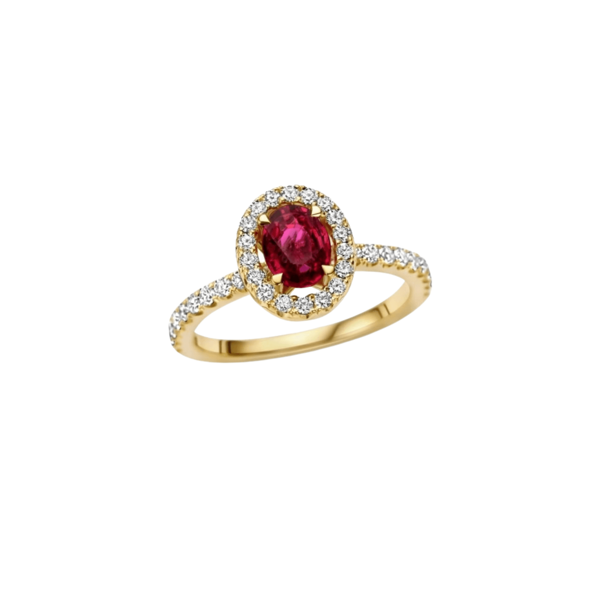 Schaap en Citroen Diamonds ring geelgoud met diamant - #3