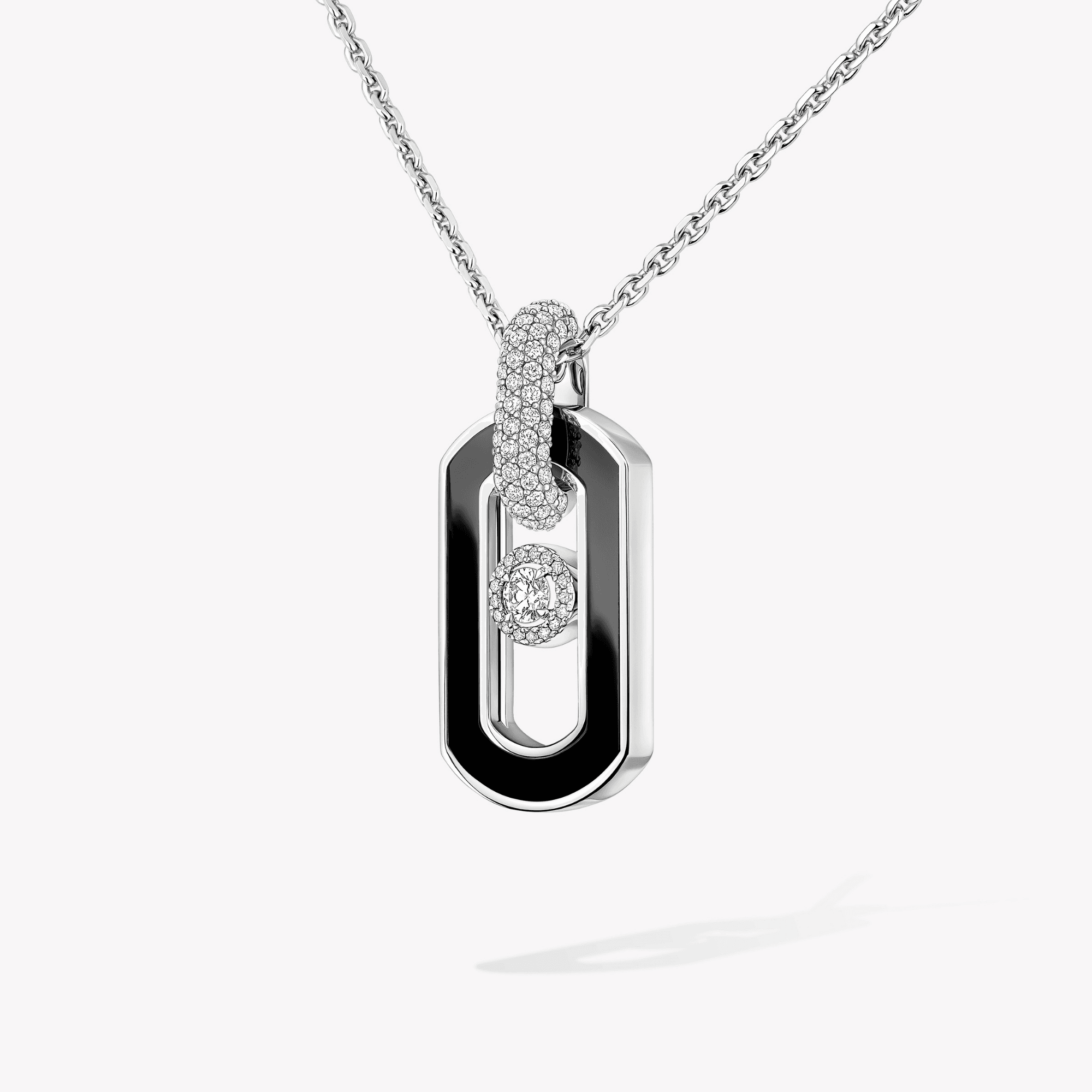 Messika So Move collier witgoud met diamant - 14707-WG - #3