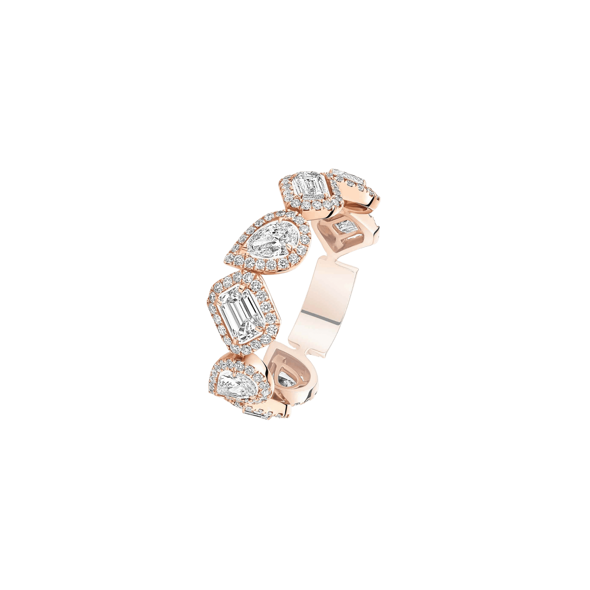 Messika My Twin ring roodgoud met diamant - 6705-PG - #1