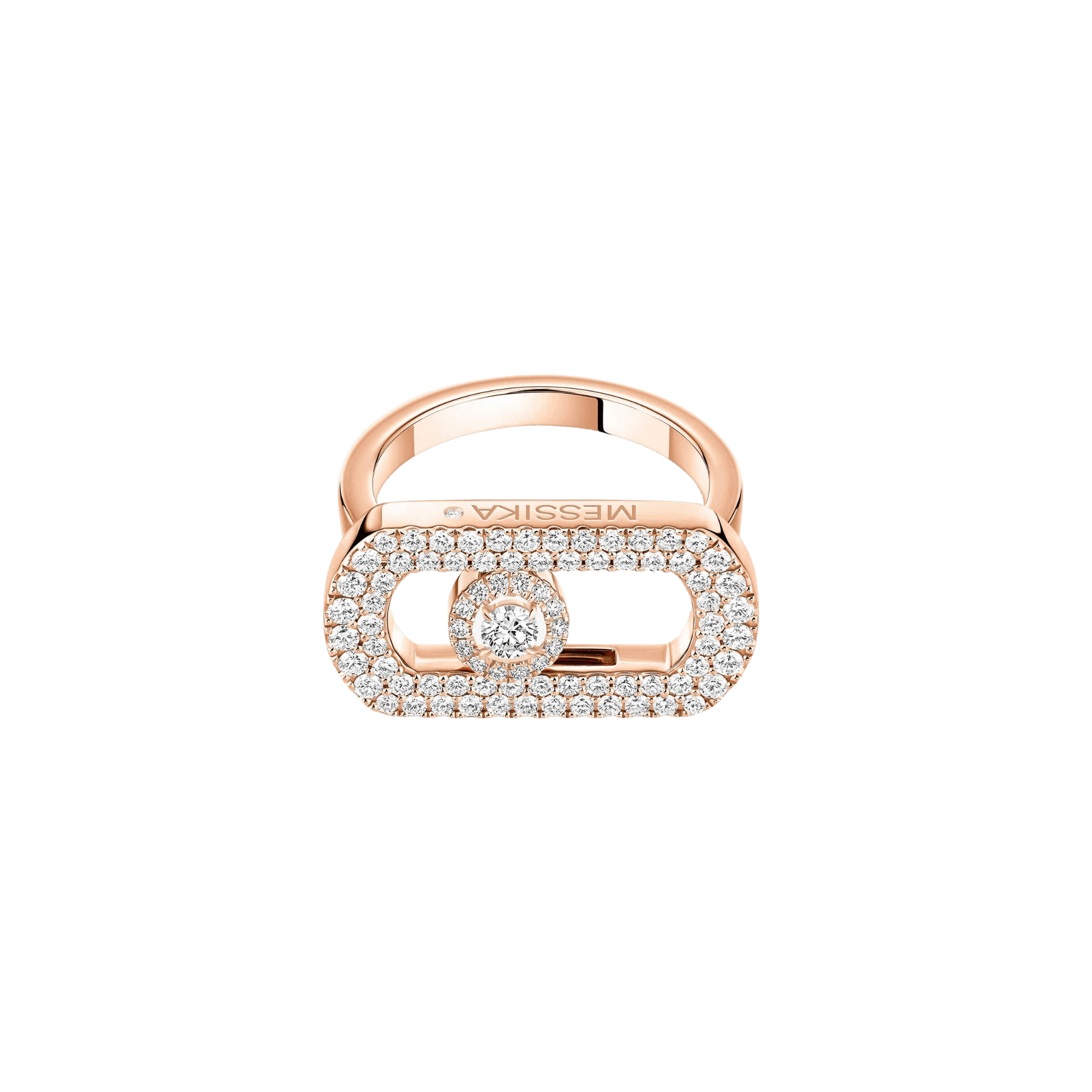 Messika So Move ring roodgoud met diamant - 12937-PG - #2