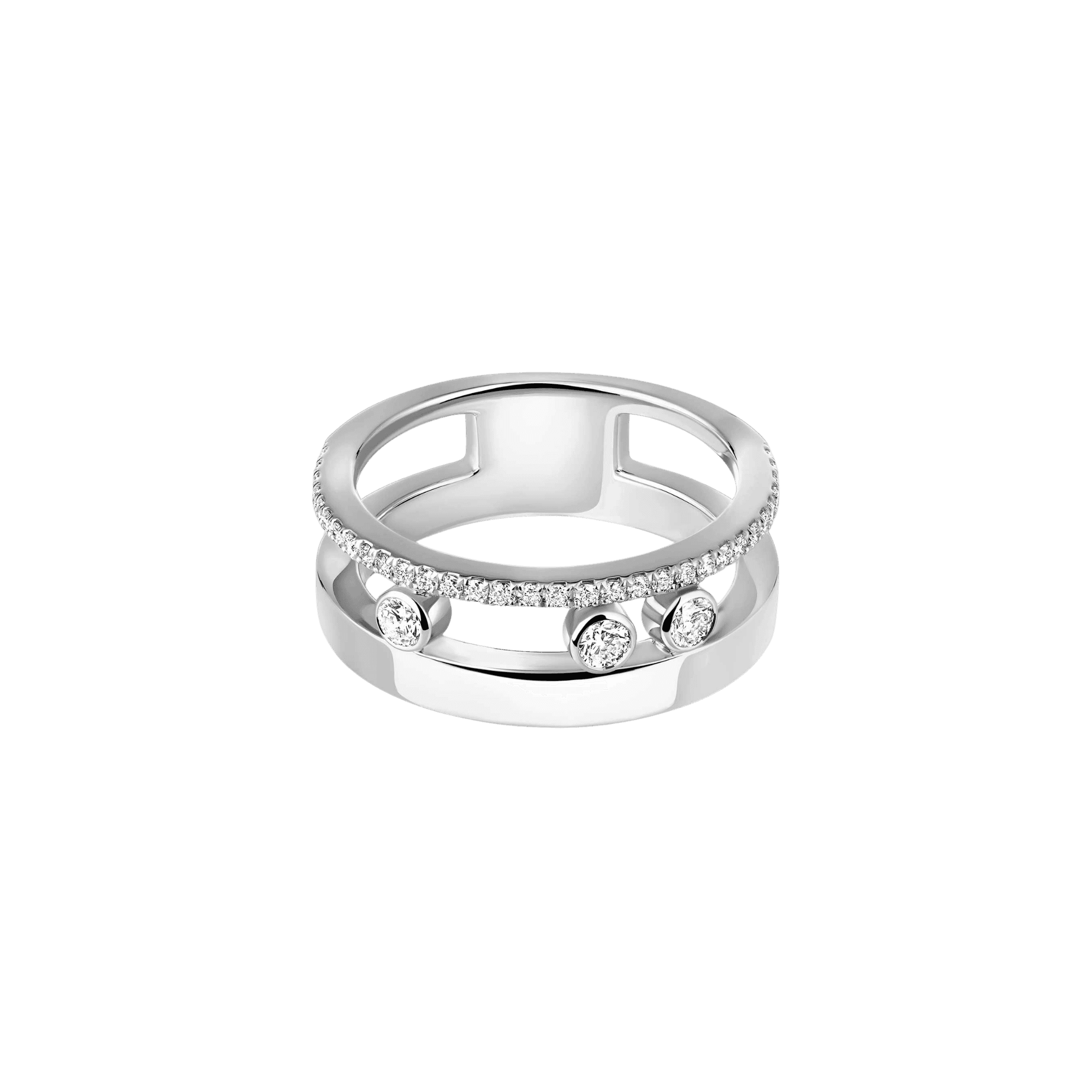 Messika Move Romane ring witgoud met diamant - 6516-WG - #2