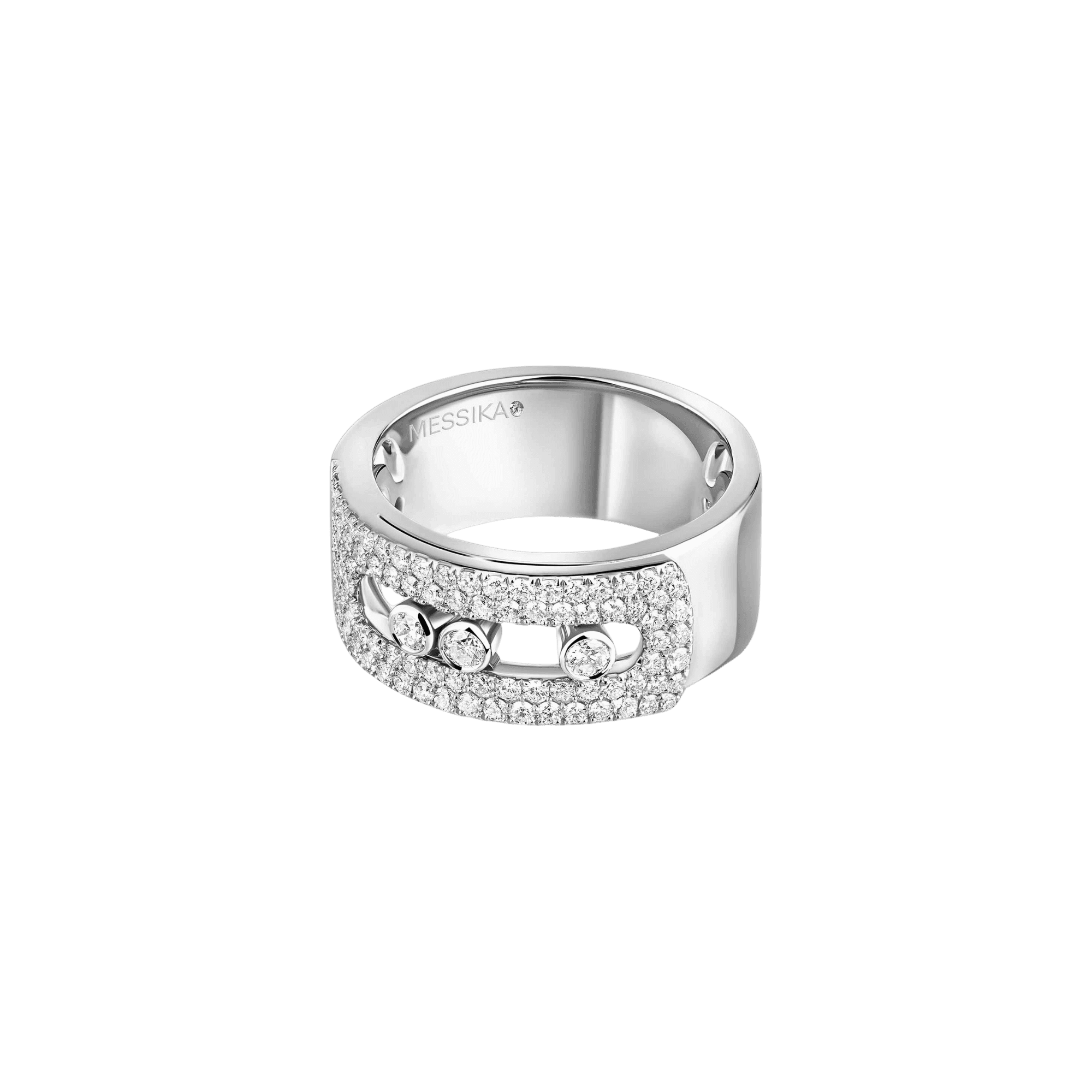Messika Move Noa ring witgoud met diamant - 10102-WG - #2