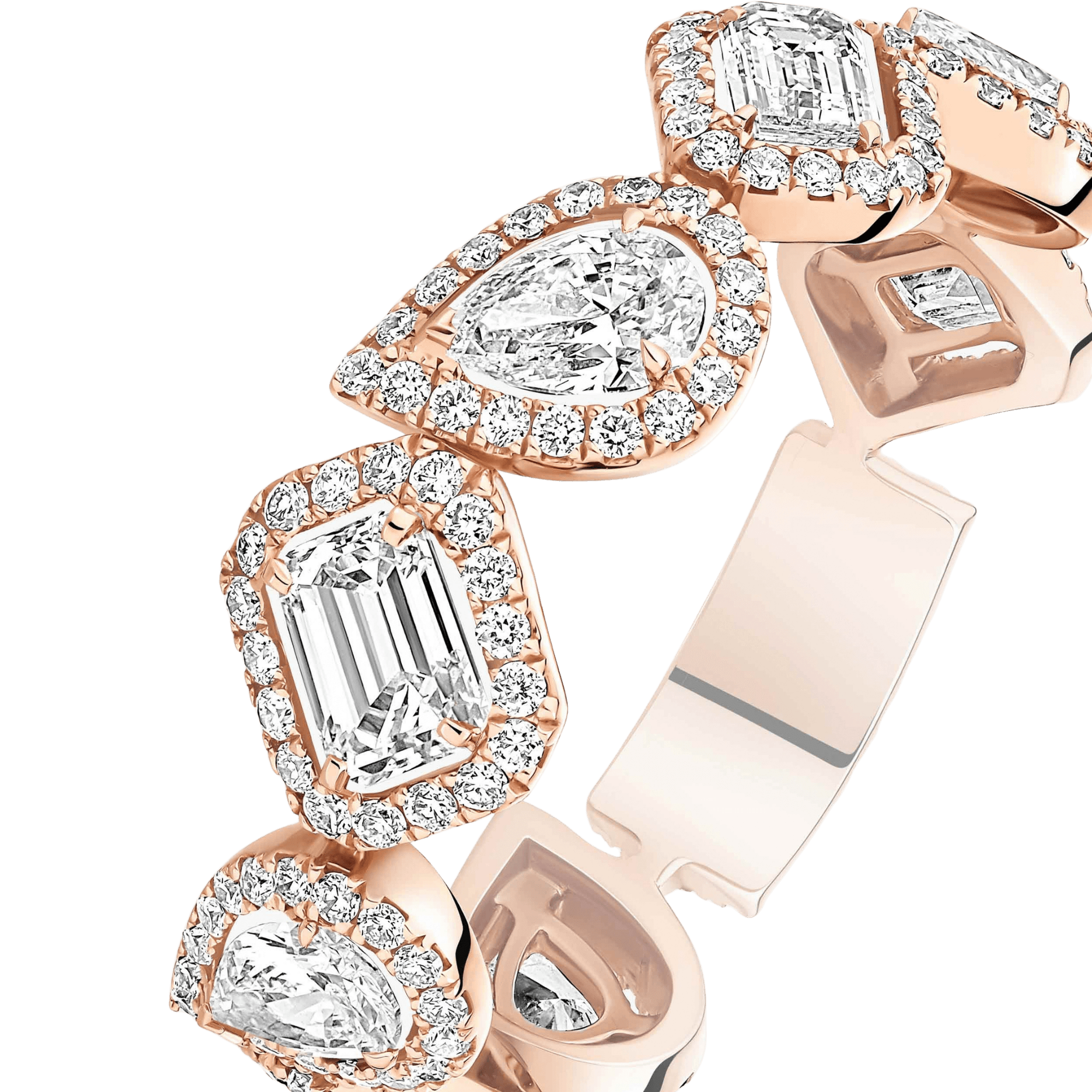 Messika My Twin ring roodgoud met diamant - 6705-PG - #4