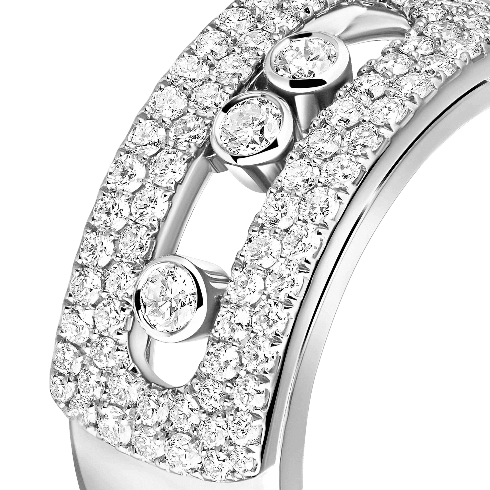 Messika Move Noa ring witgoud met diamant - 10102-WG - #4