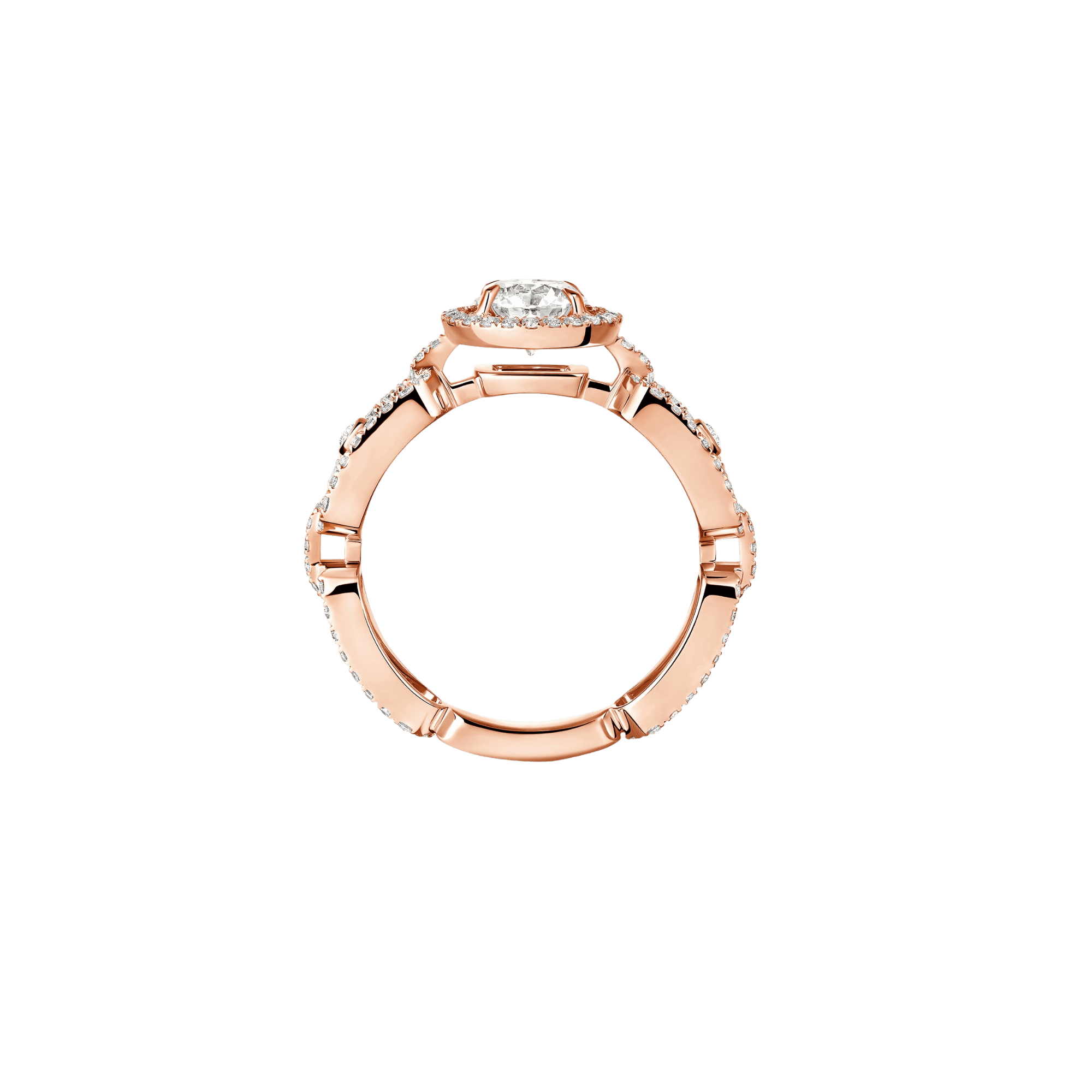 Messika Move Link Solitaire ring roodgoud met diamant - 13749-PG GIA - #3