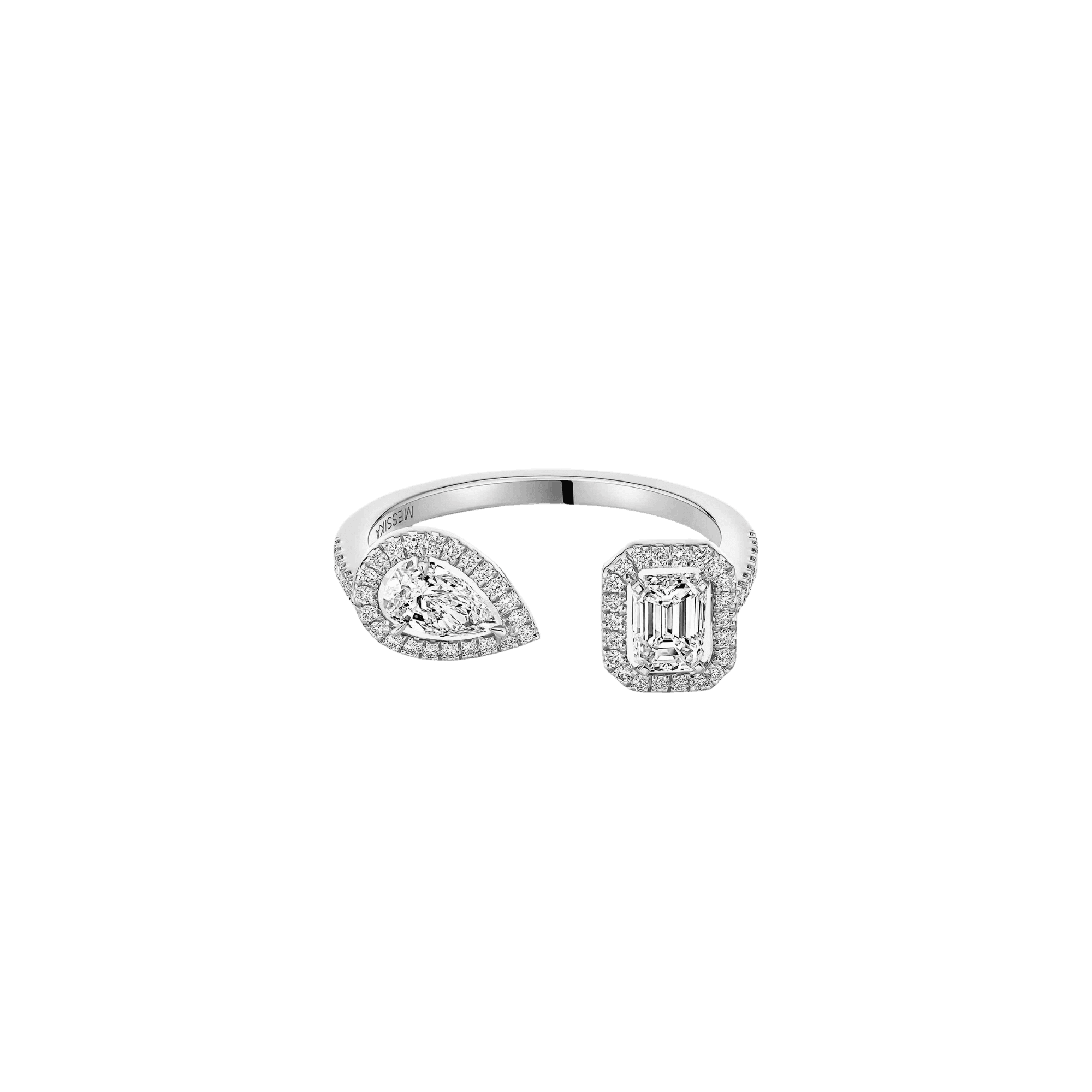 Messika My Twin Toi & Moi ring witgoud met diamant - 6636-WG - #2