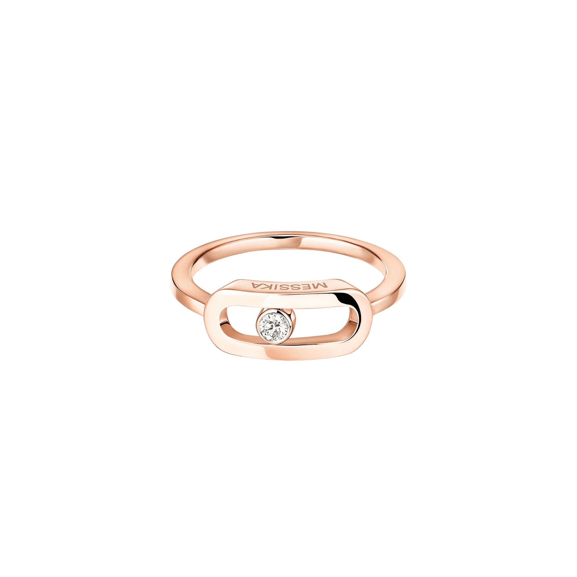 Messika Move Uno ring roodgoud met diamant - 12390-PG - #2