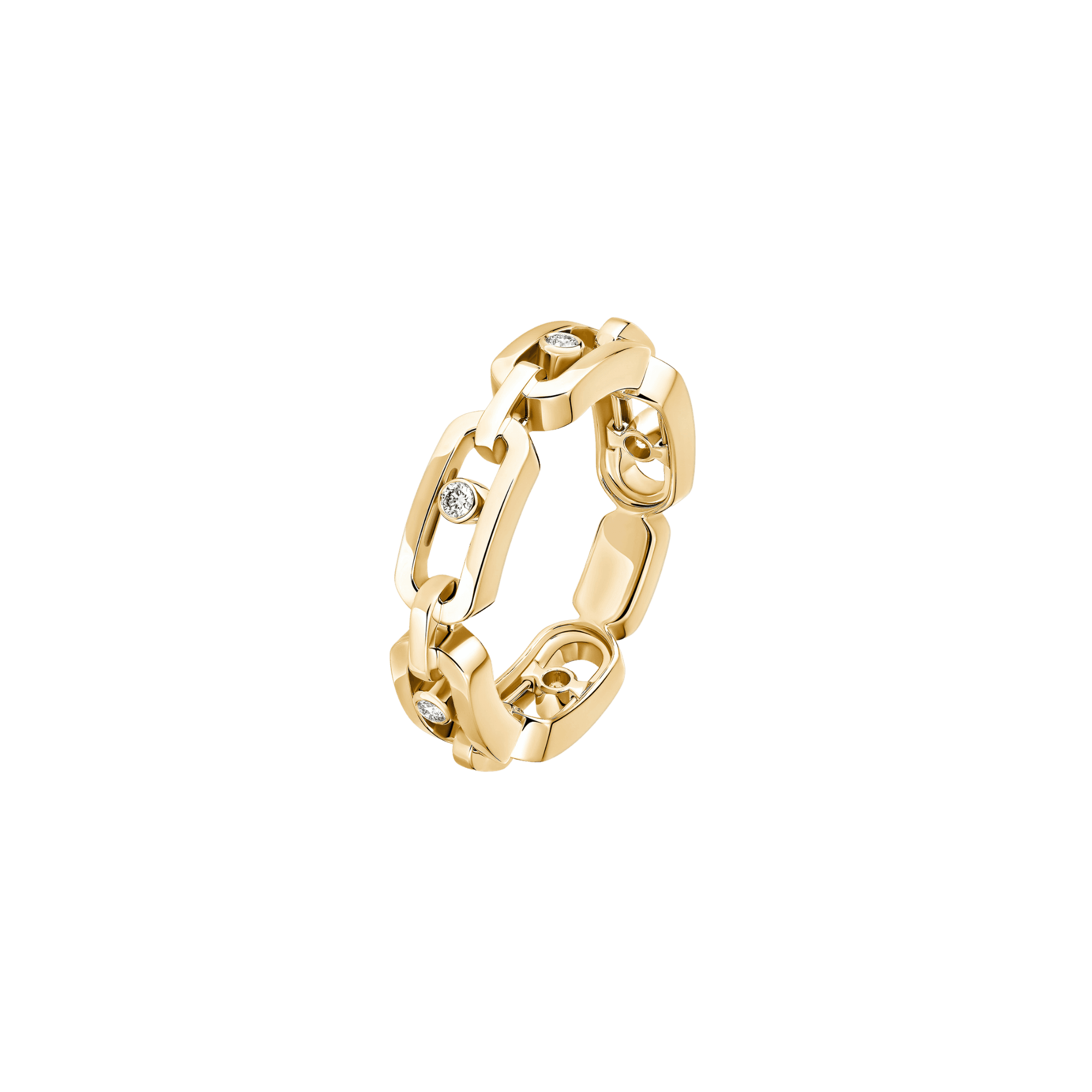 Messika Move Link ring geelgoud met diamant - 12078-YG - #1