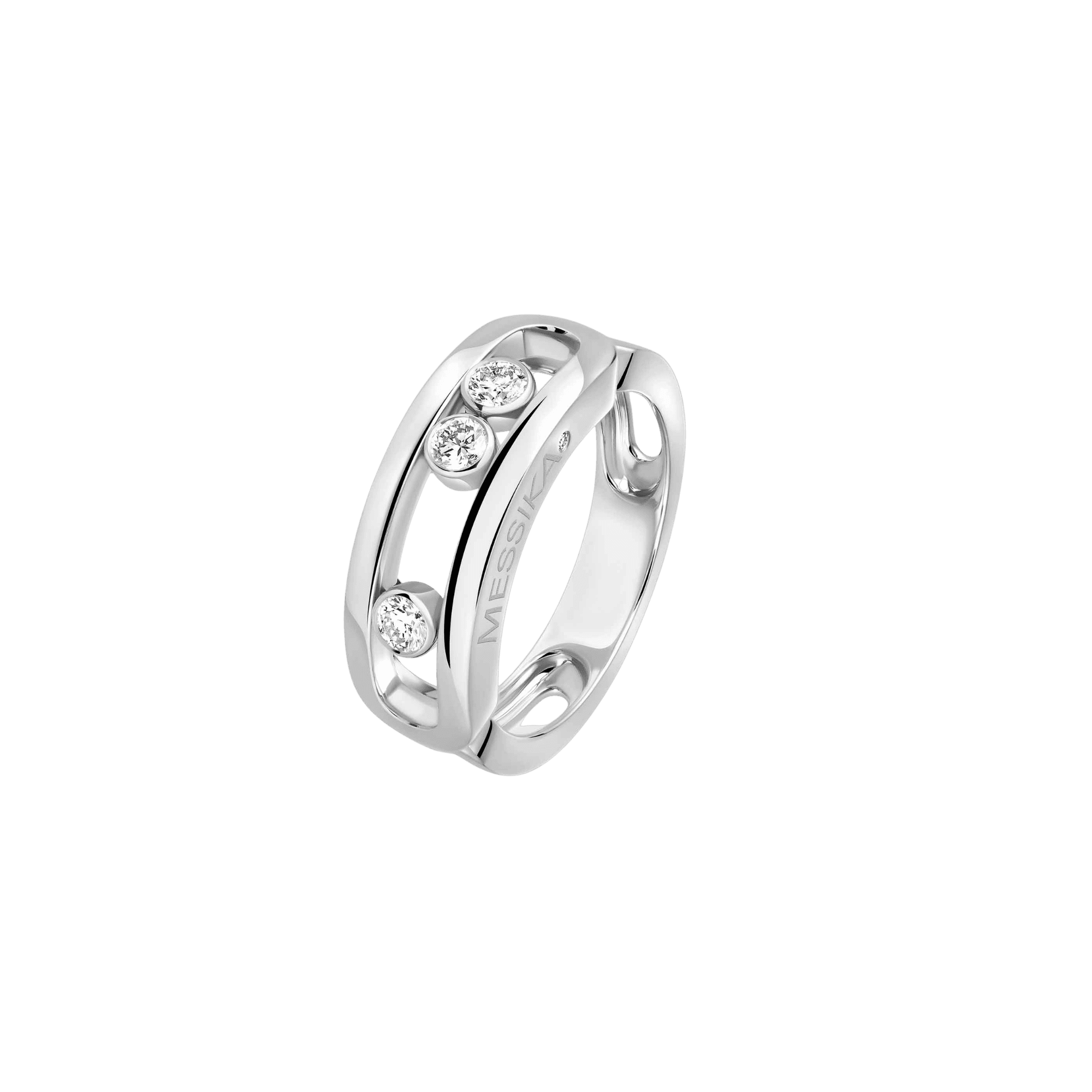 Messika Move Classic ring witgoud met diamant - 3998-WG - #1