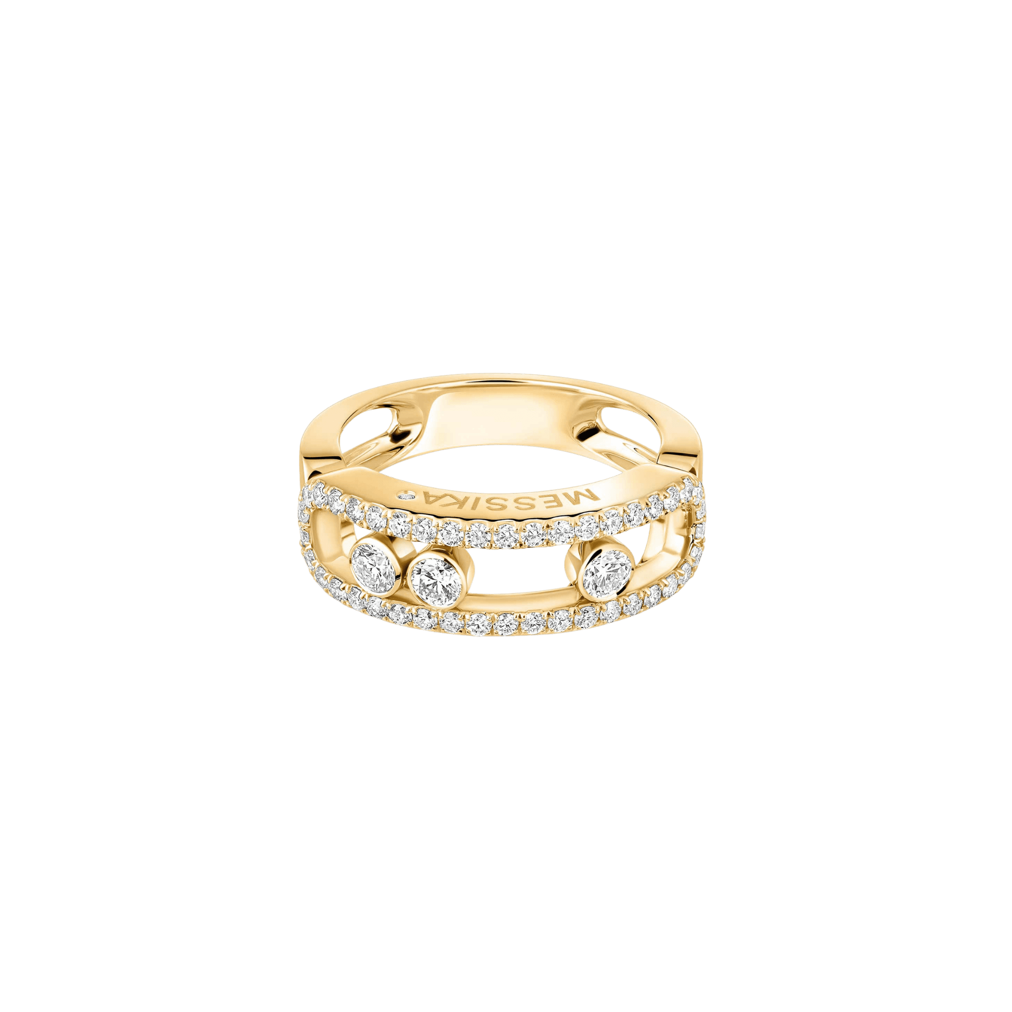 Messika Move Classic ring geelgoud met diamant - 4000-YG - #2