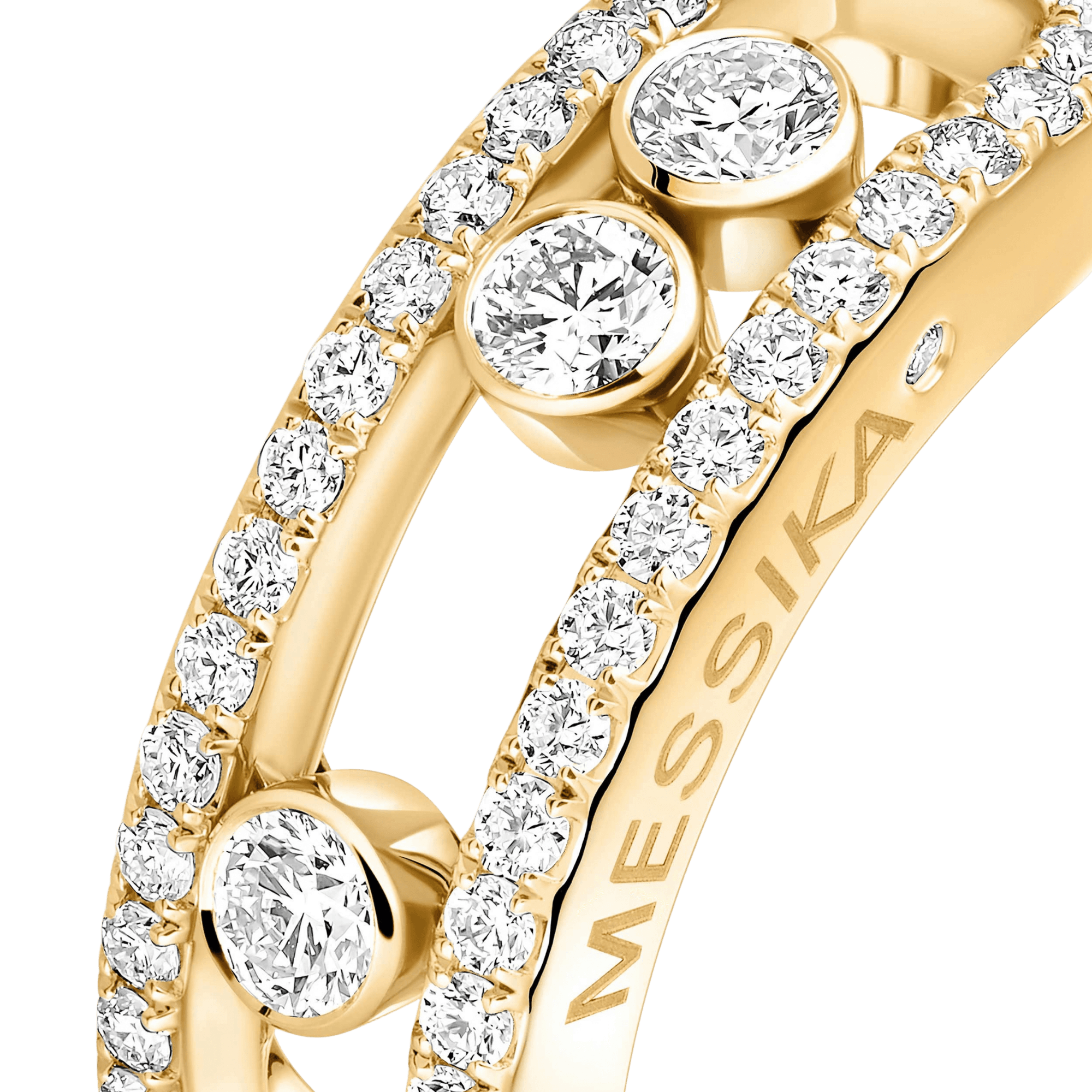 Messika Move Classic ring geelgoud met diamant - 4000-YG - #3
