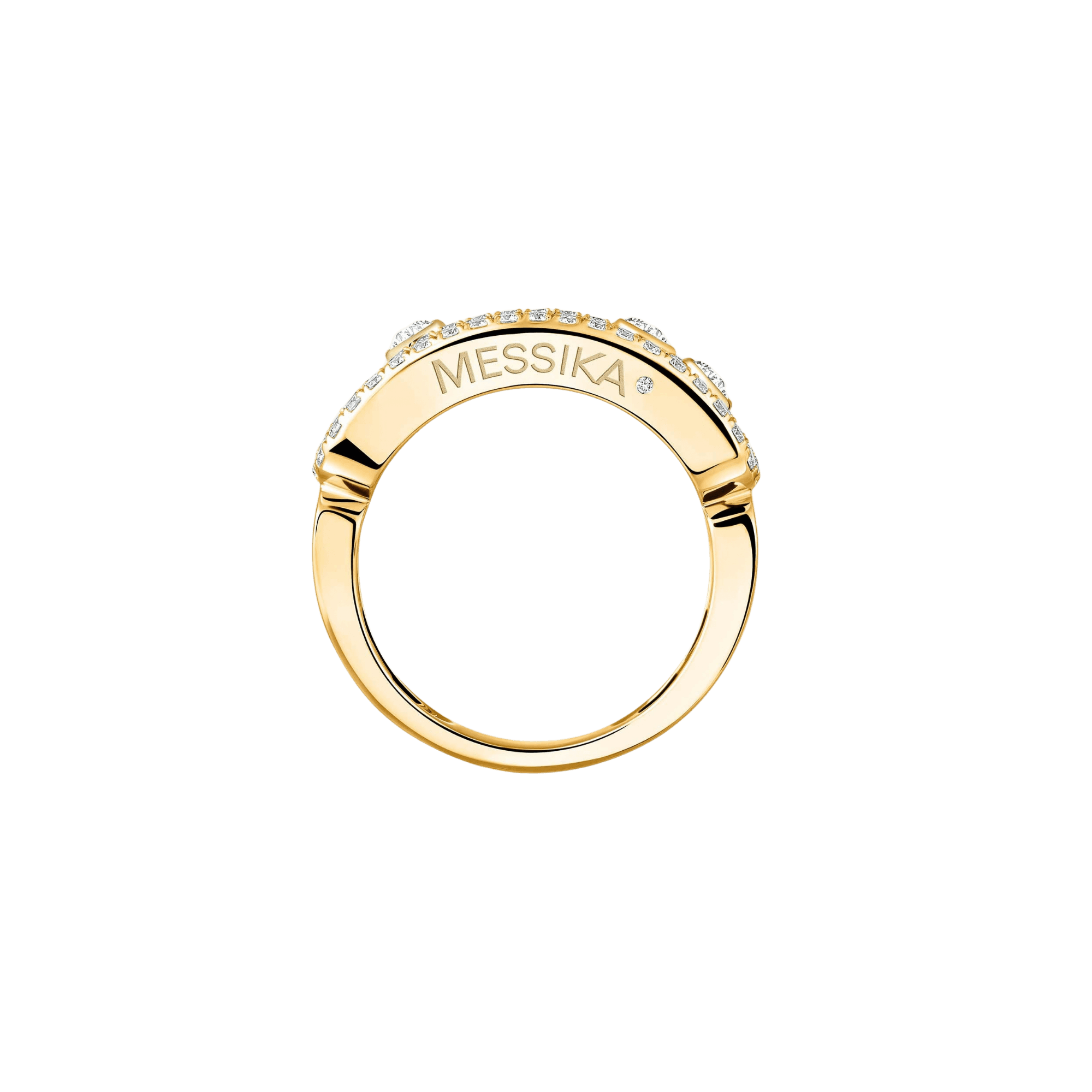 Messika Move Classic ring geelgoud met diamant - 4000-YG - #4