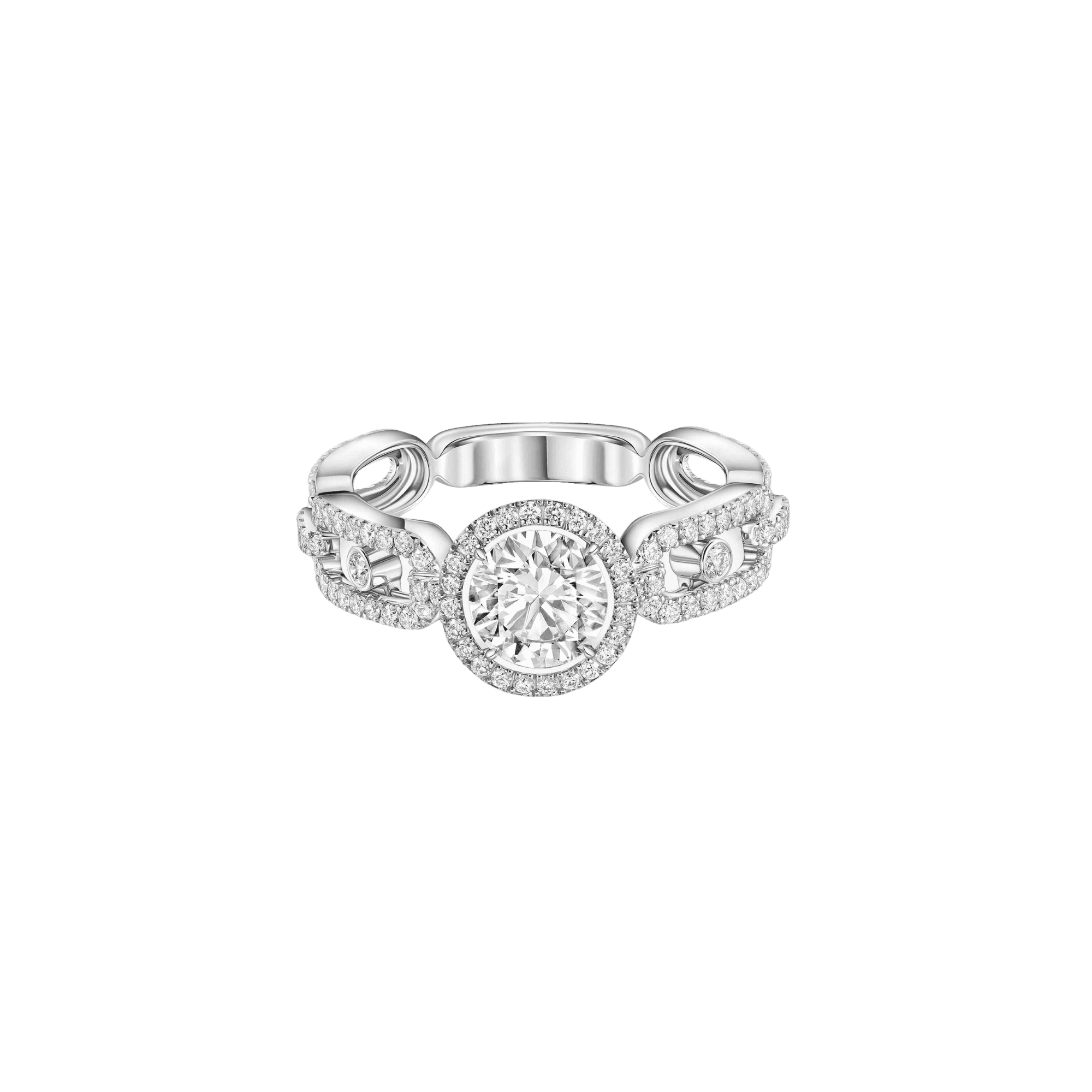 Messika Move Link Solitaire ring witgoud met diamant - 13747-WG GIA - #2