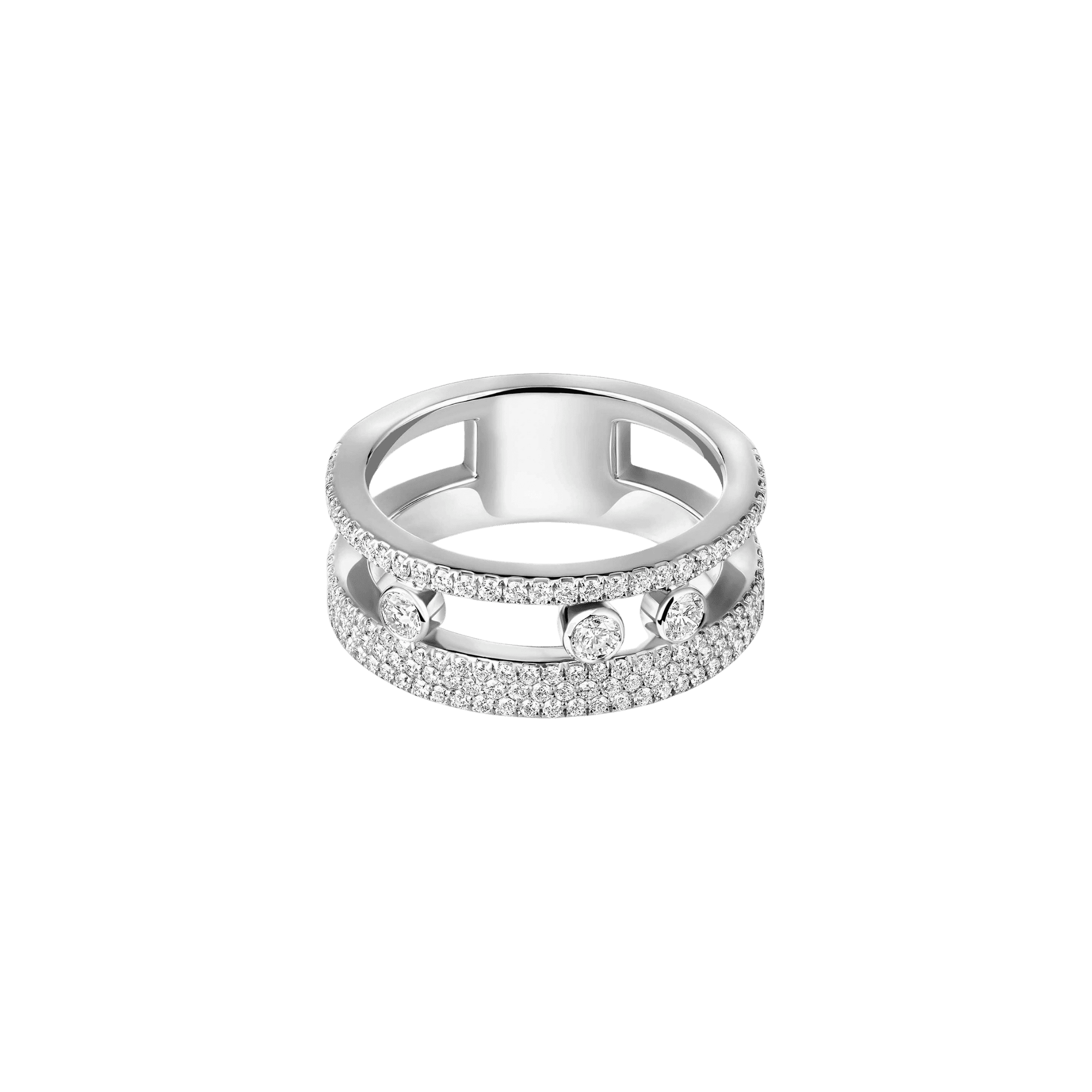 Messika Move Romane ring witgoud met diamant - 7128-WG - #2