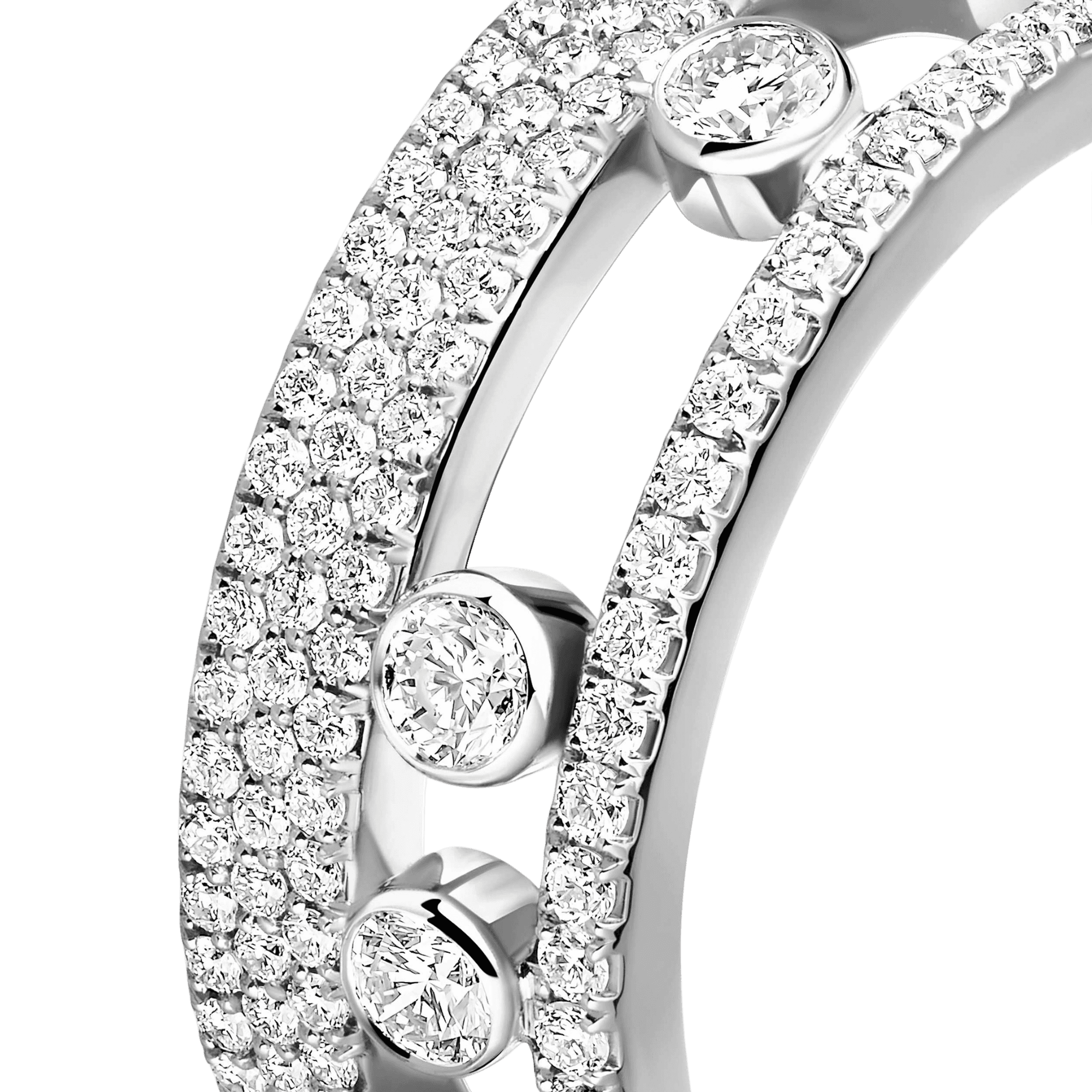 Messika Move Romane ring witgoud met diamant - 7128-WG - #4