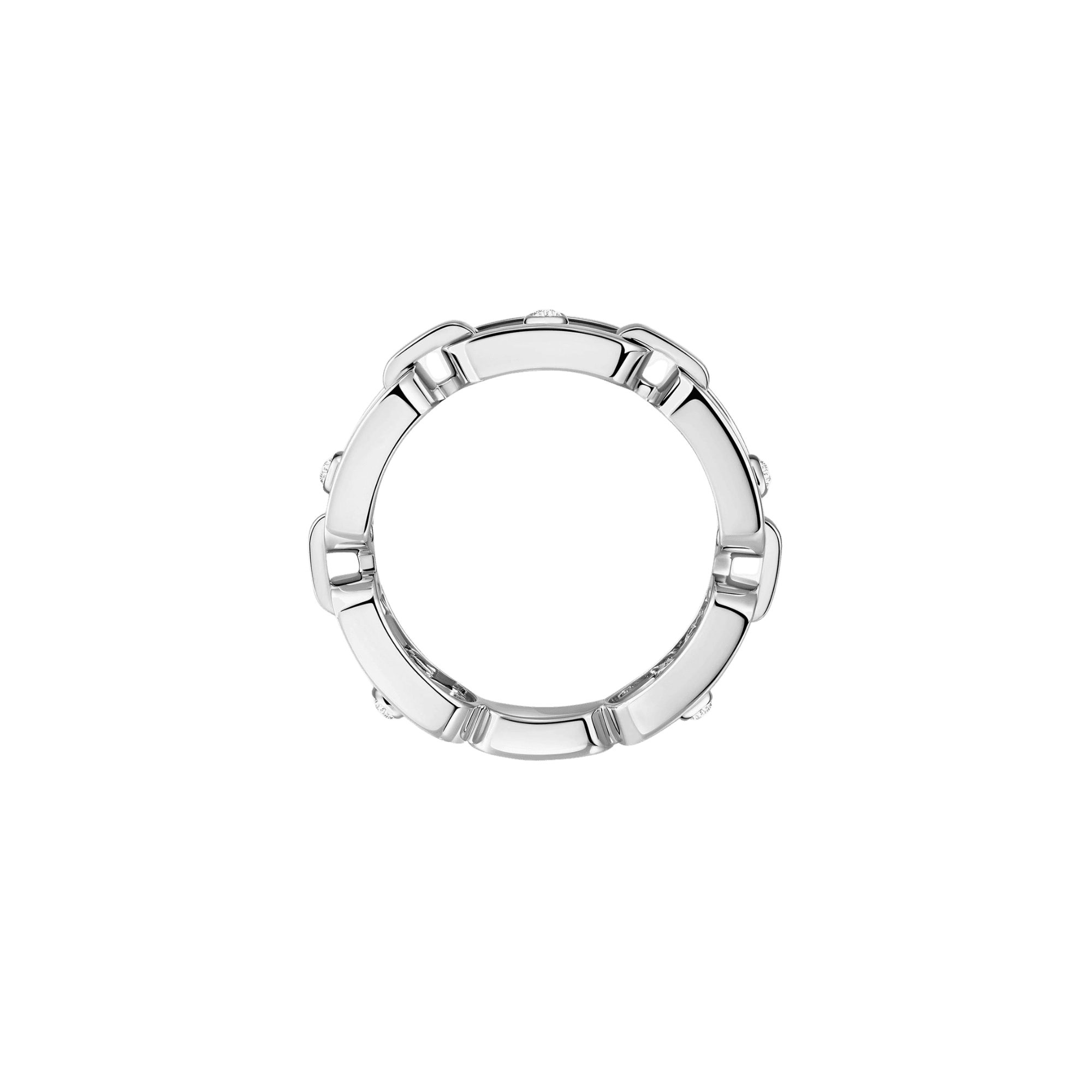 Messika Move Link ring witgoud met diamant - 12012-WG - #3