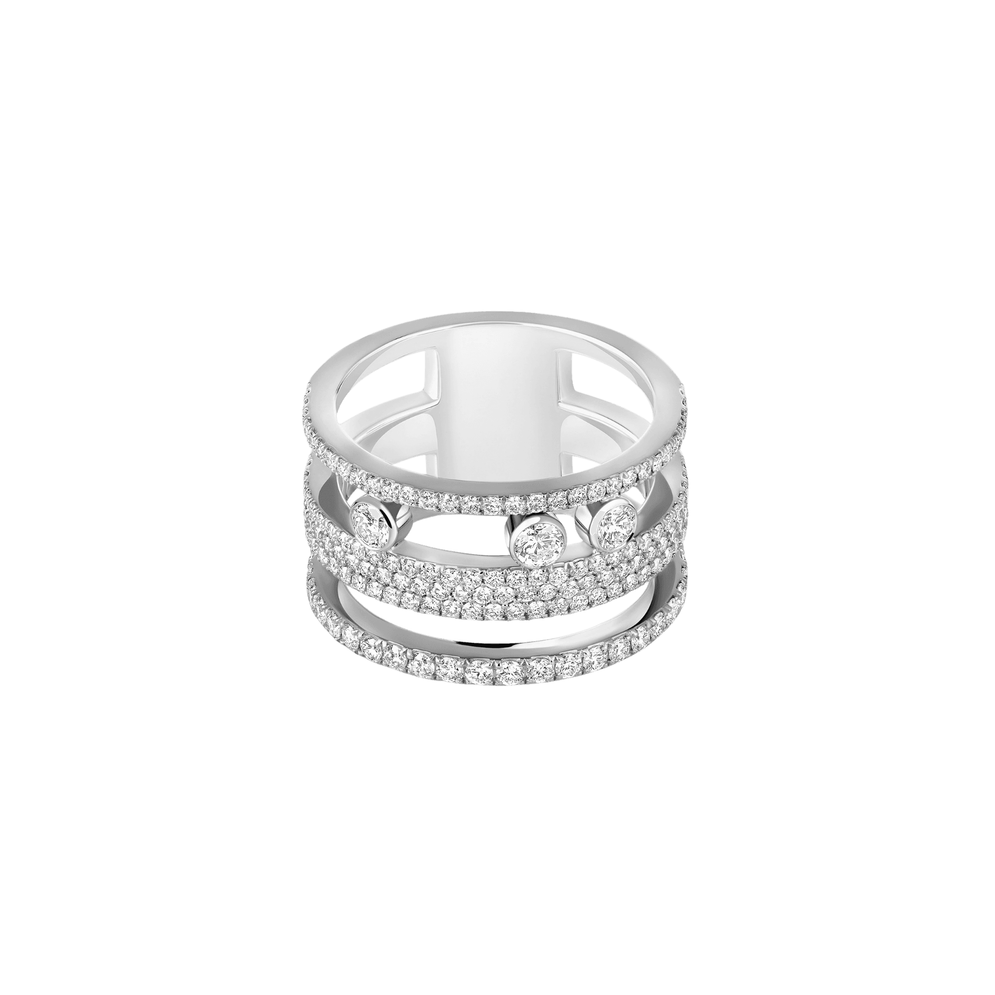 Messika Move Romane ring witgoud met diamant - 7205-WG - #2