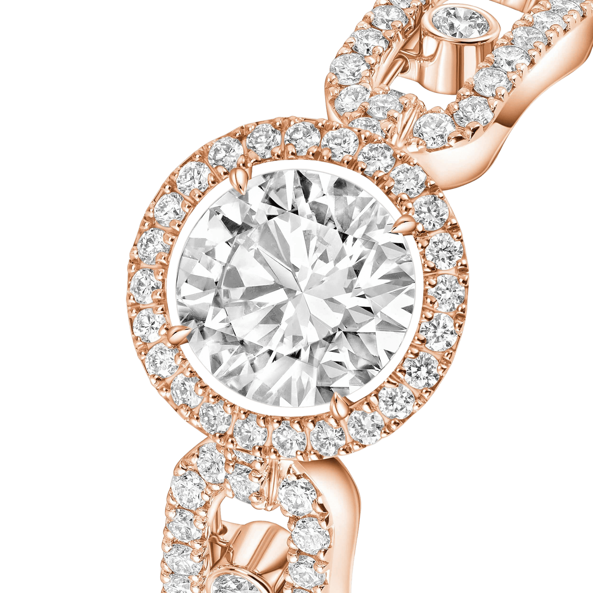 Messika Move Link Solitaire ring roodgoud met diamant - 13749-PG GIA - #4