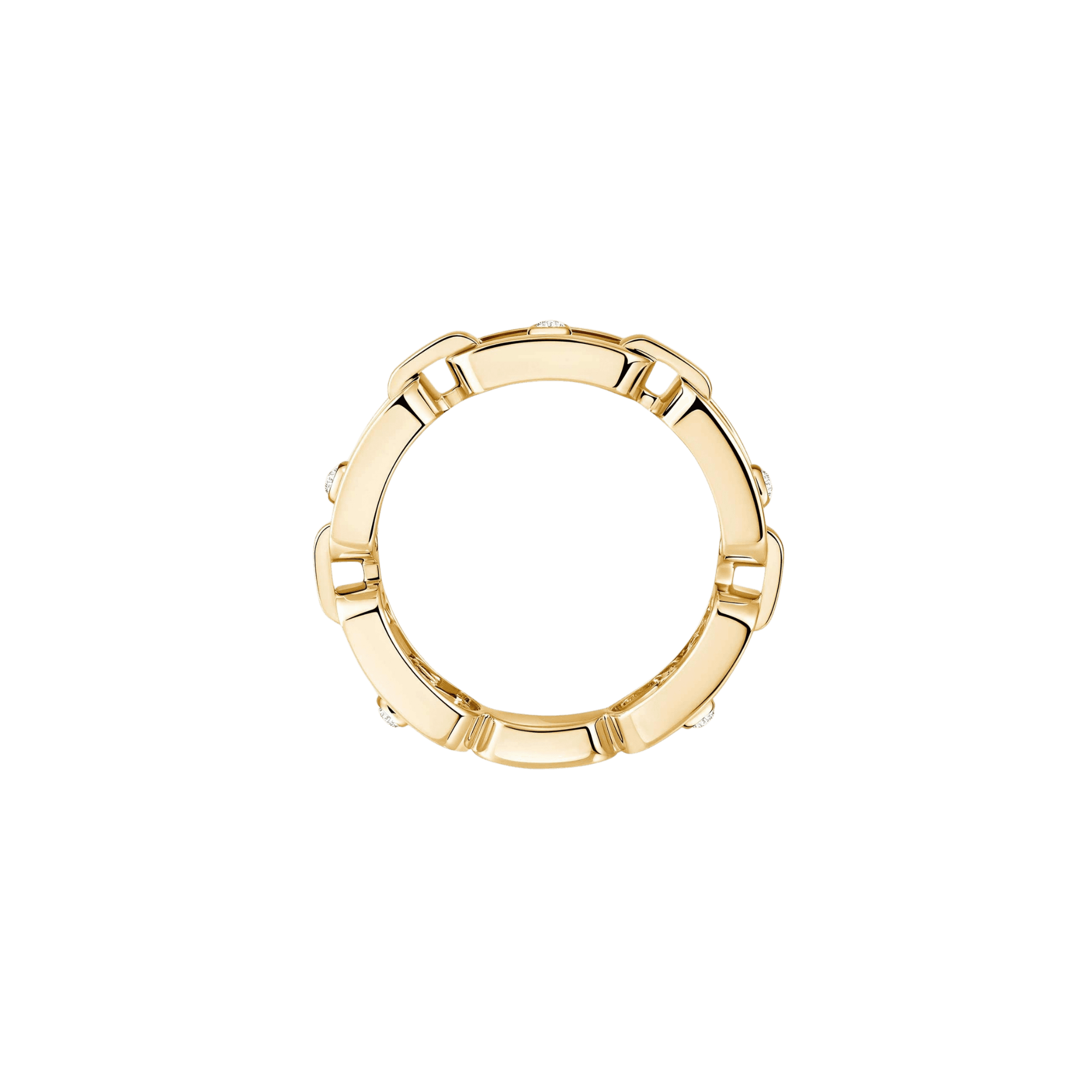 Messika Move Link ring geelgoud met diamant - 12078-YG - #2