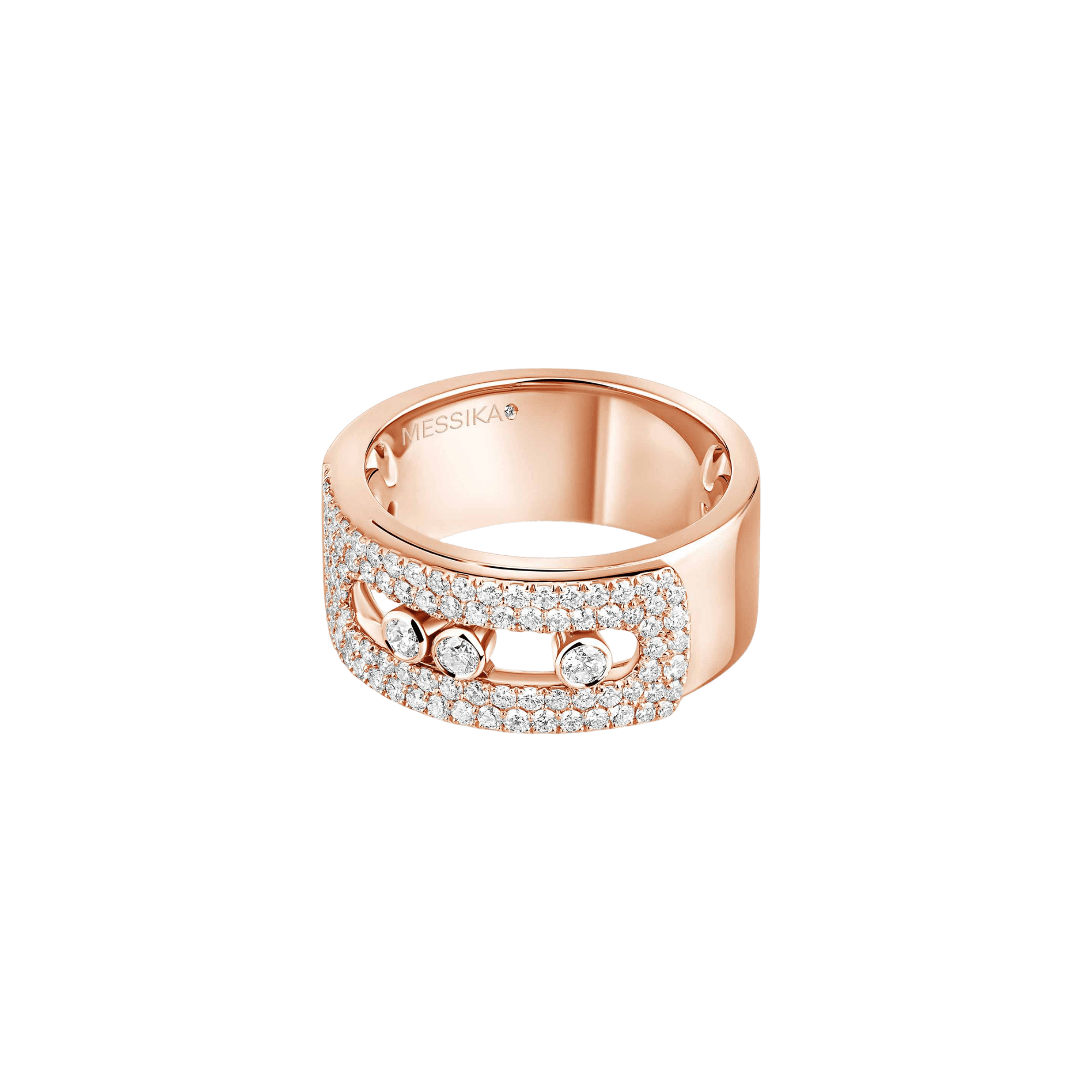 Messika Move Noa ring roodgoud met diamant - 10102-PG - #2