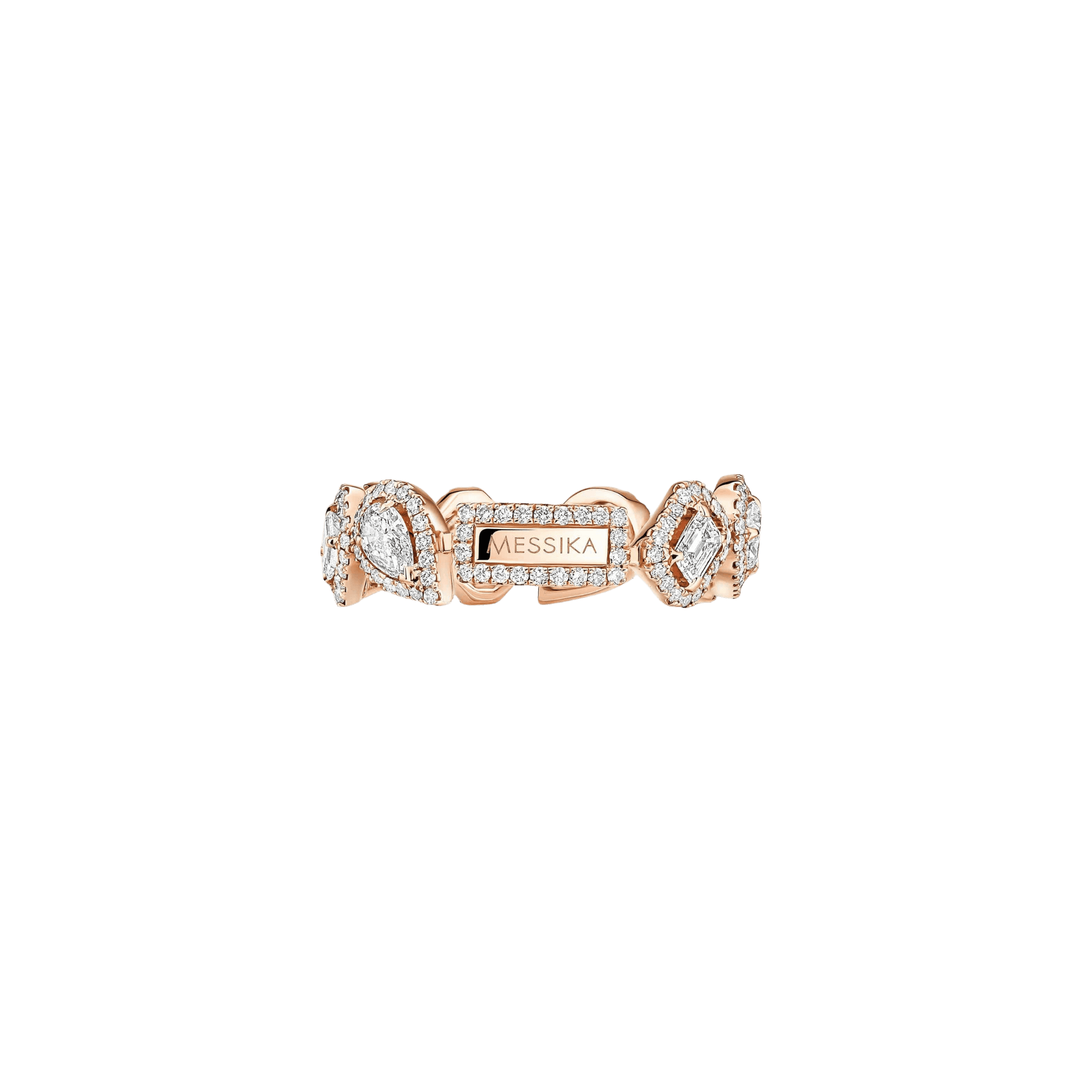 Messika My Twin ring roodgoud met diamant - 6705-PG - #3