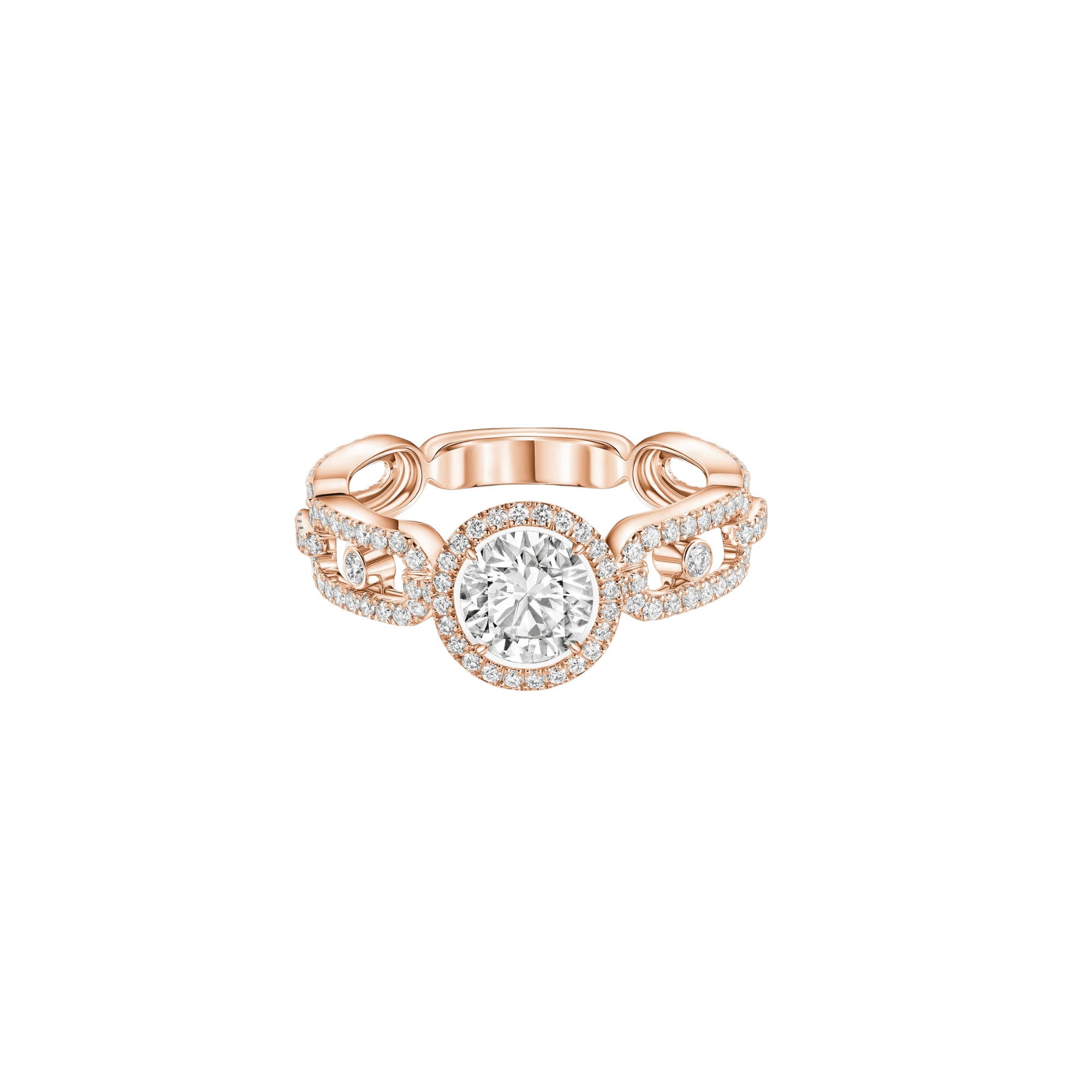 Messika Move Link Solitaire ring roodgoud met diamant - 13749-PG GIA - #2