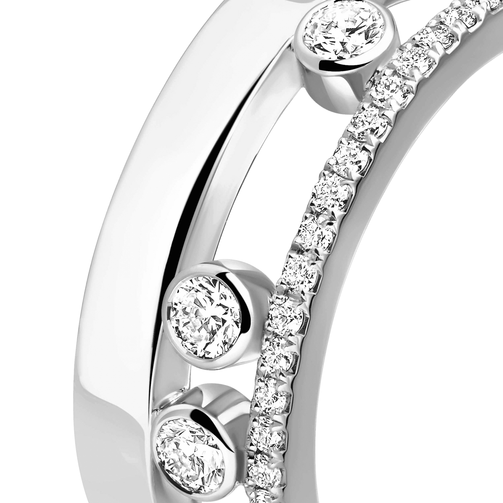 Messika Move Romane ring witgoud met diamant - 6516-WG - #4