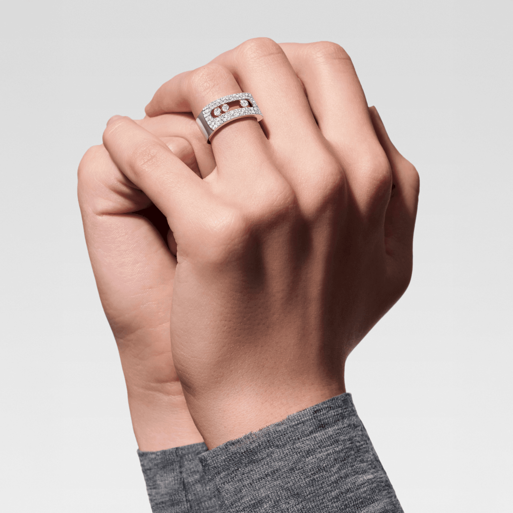 Messika Move Noa ring witgoud met diamant - 10102-WG - #5