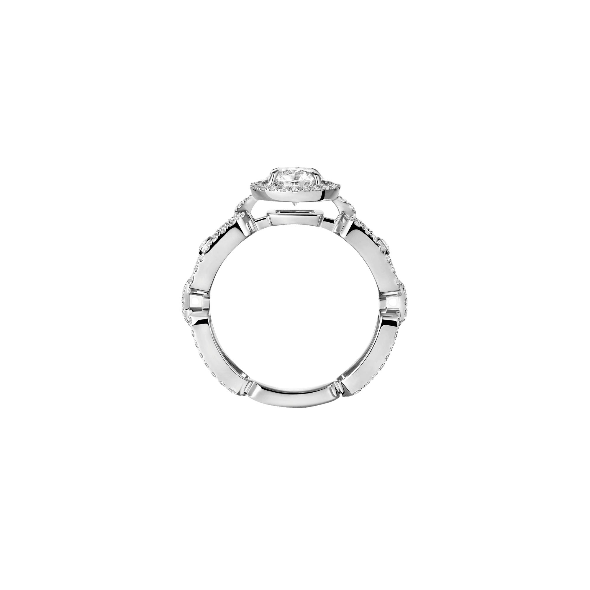 Messika Move Link Solitaire ring witgoud met diamant - 13747-WG GIA - #3