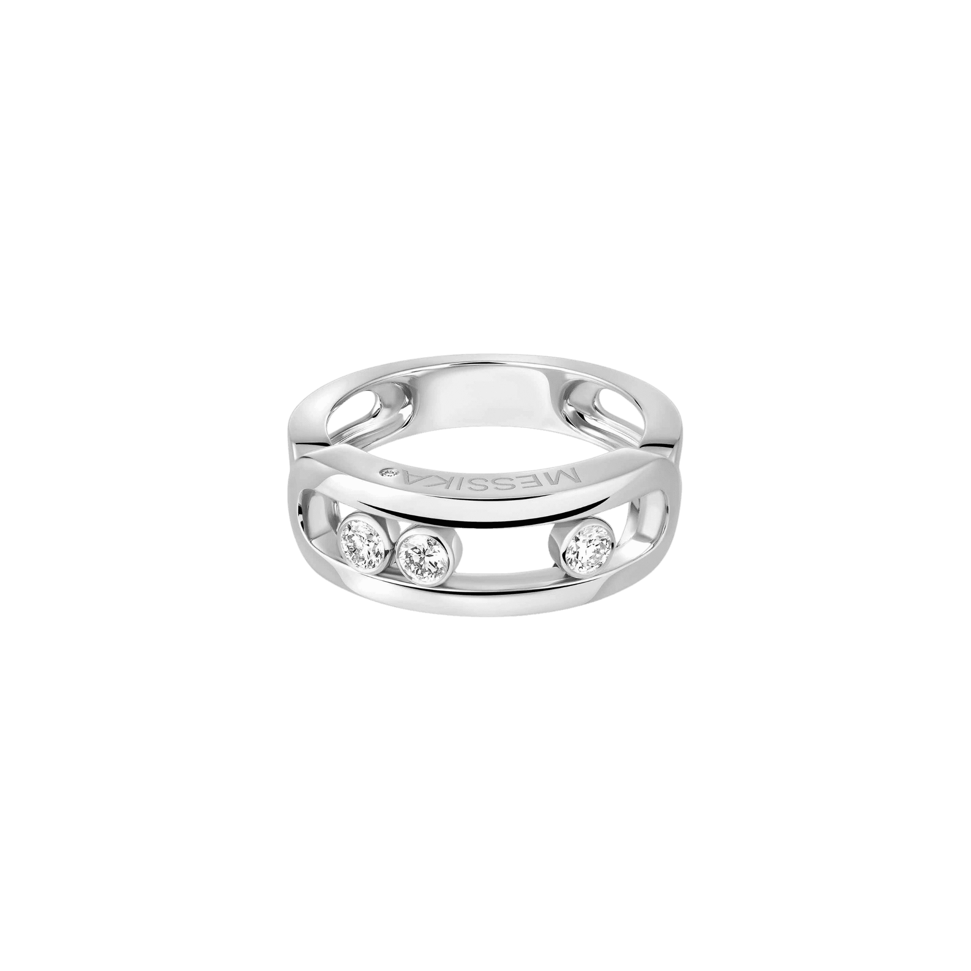 Messika Move Classic ring witgoud met diamant - 3998-WG - #2