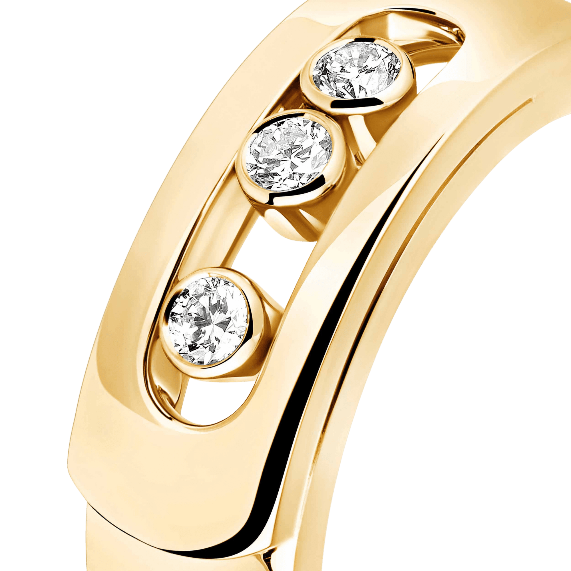Messika Move Noa ring geelgoud met diamant - 6262-YG - #4