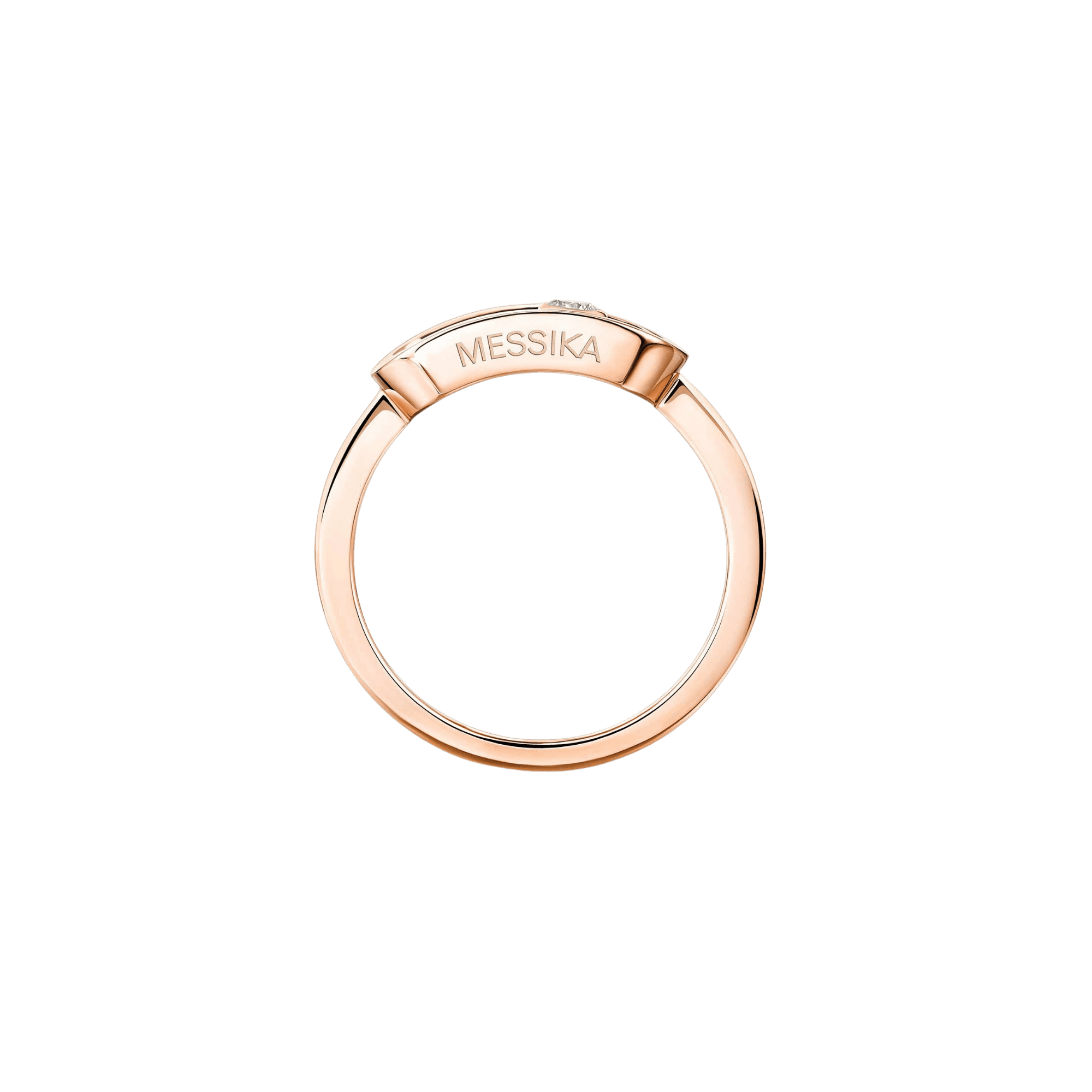 Messika Move Uno ring roodgoud met diamant - 12390-PG - #4