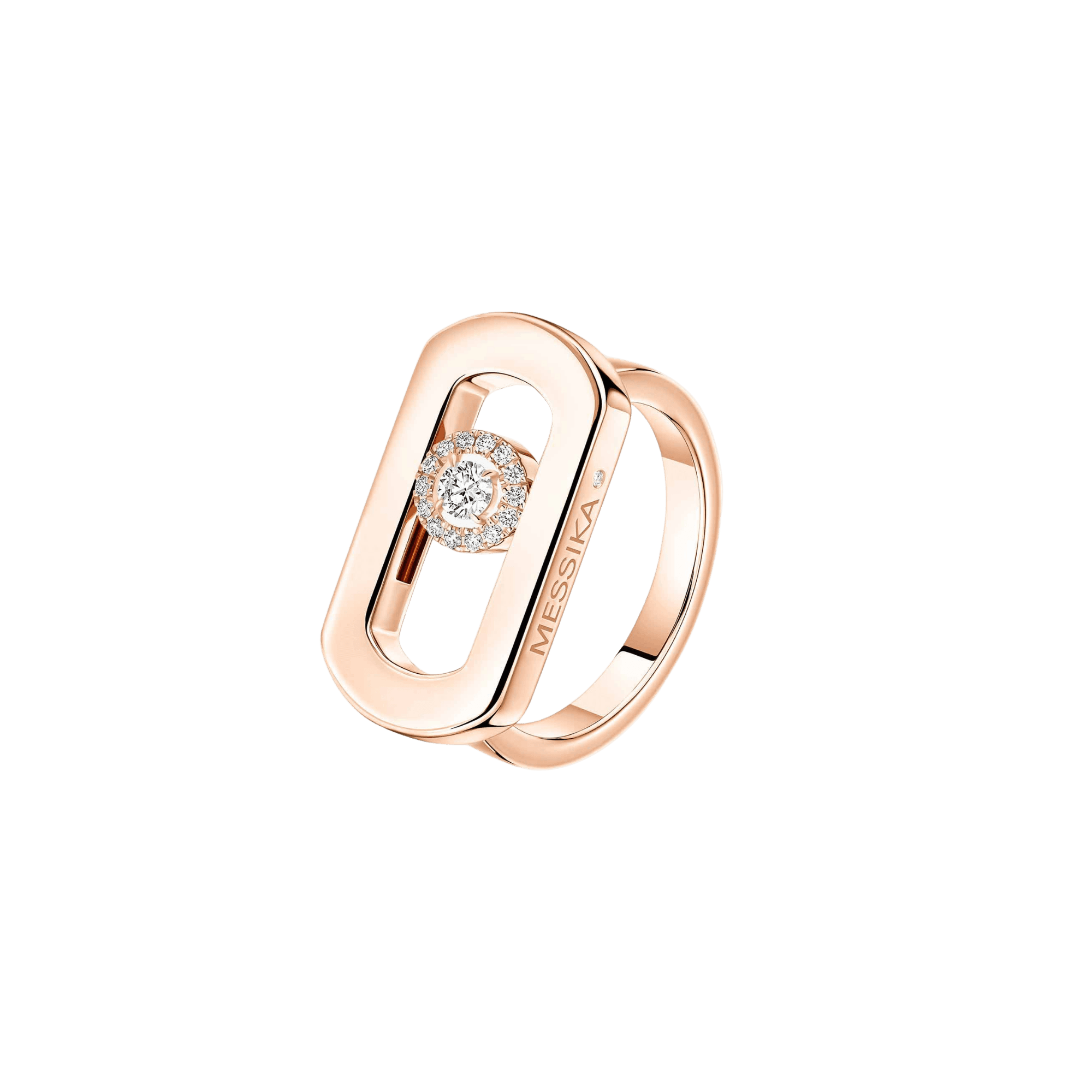 Messika So Move ring roodgoud met diamant - 12936-PG - #1