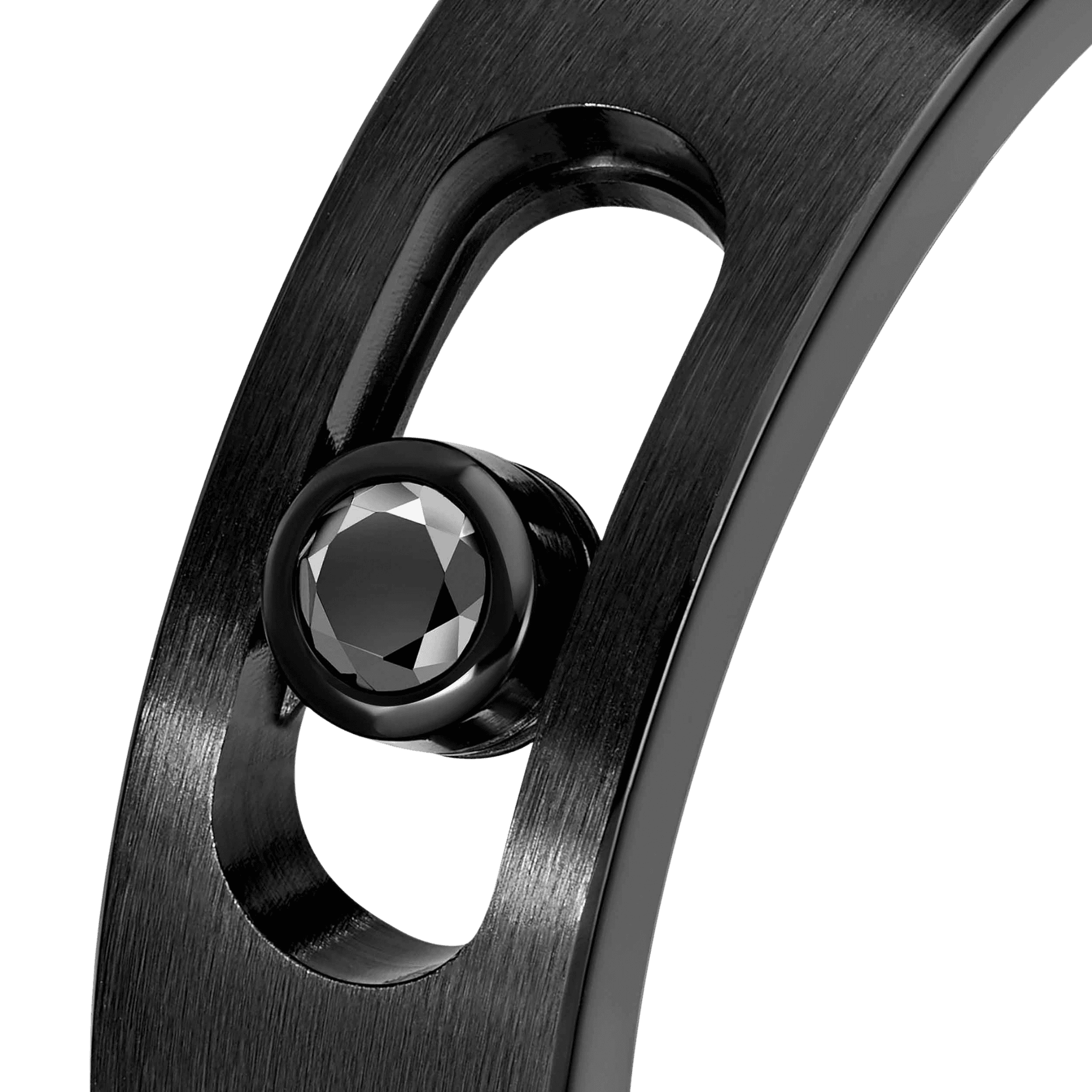 Messika Move Titanium ring titanium met diamant - 7165-TB - #4