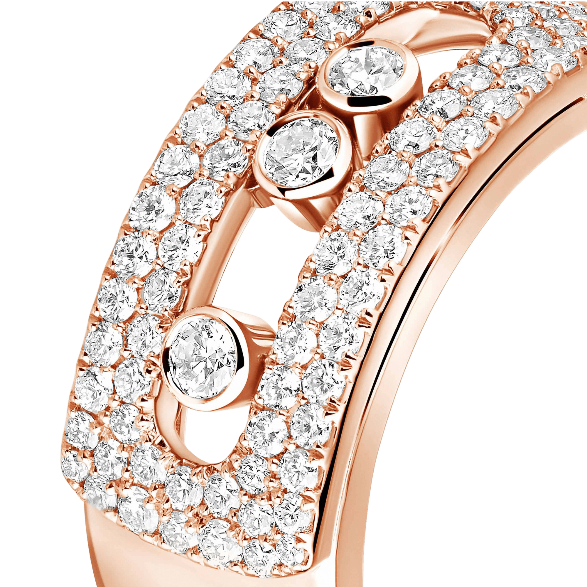 Messika Move Noa ring roodgoud met diamant - 10102-PG - #4